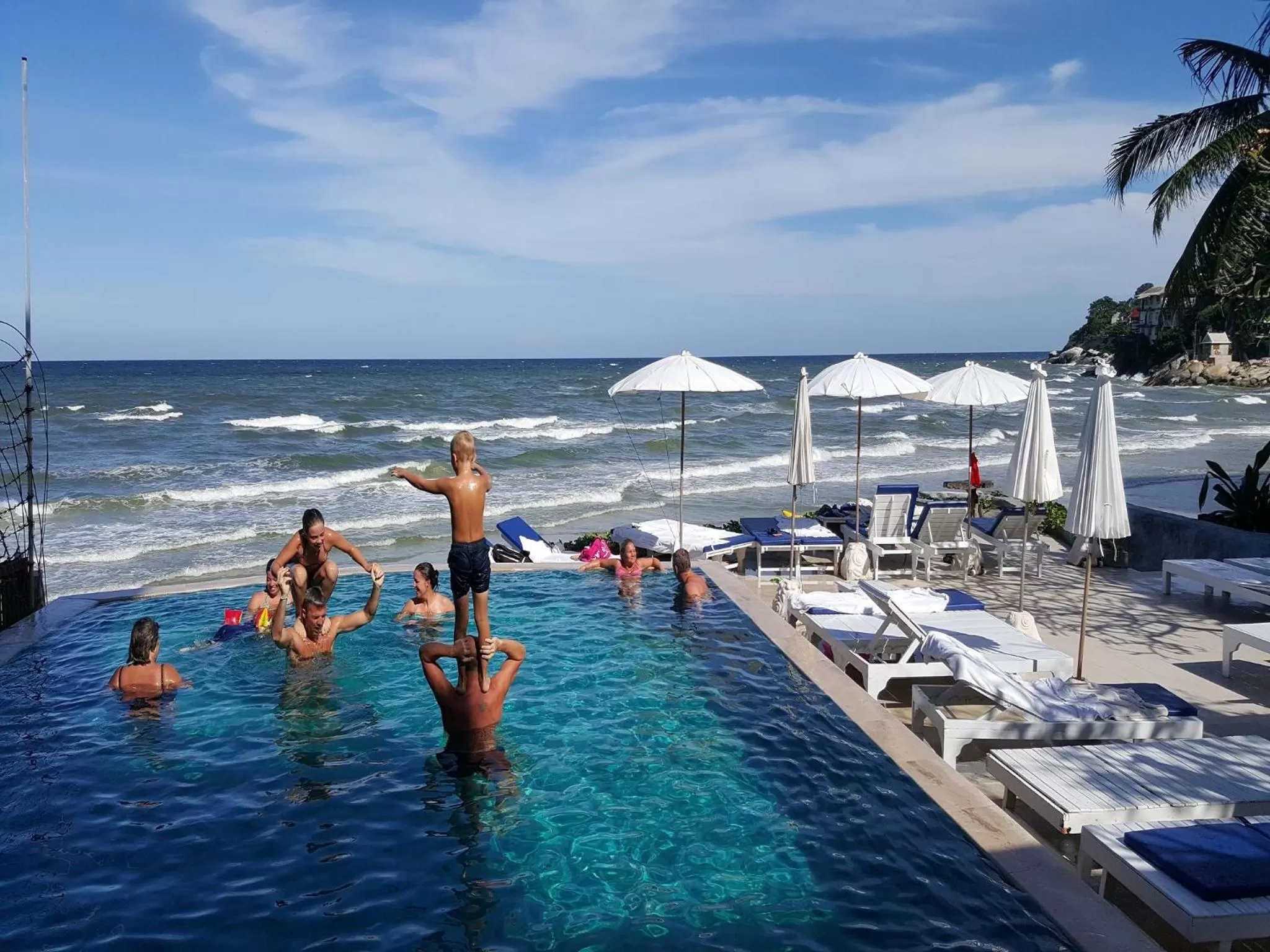 Swimming pool in Nern Chalet Beachfront Hotel