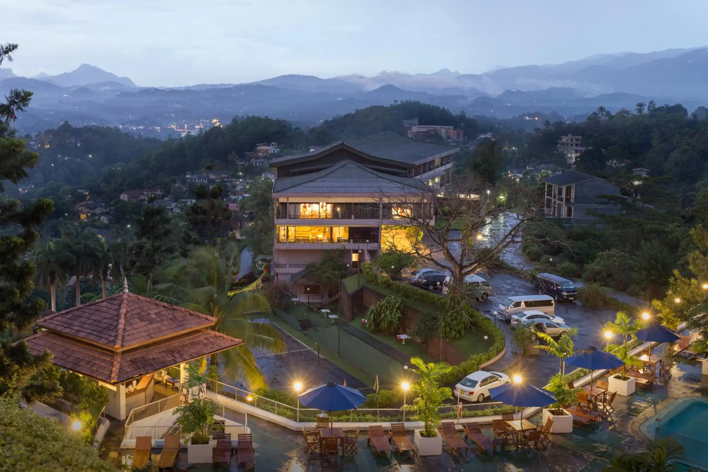 Pool view in Kandy The Tourmaline