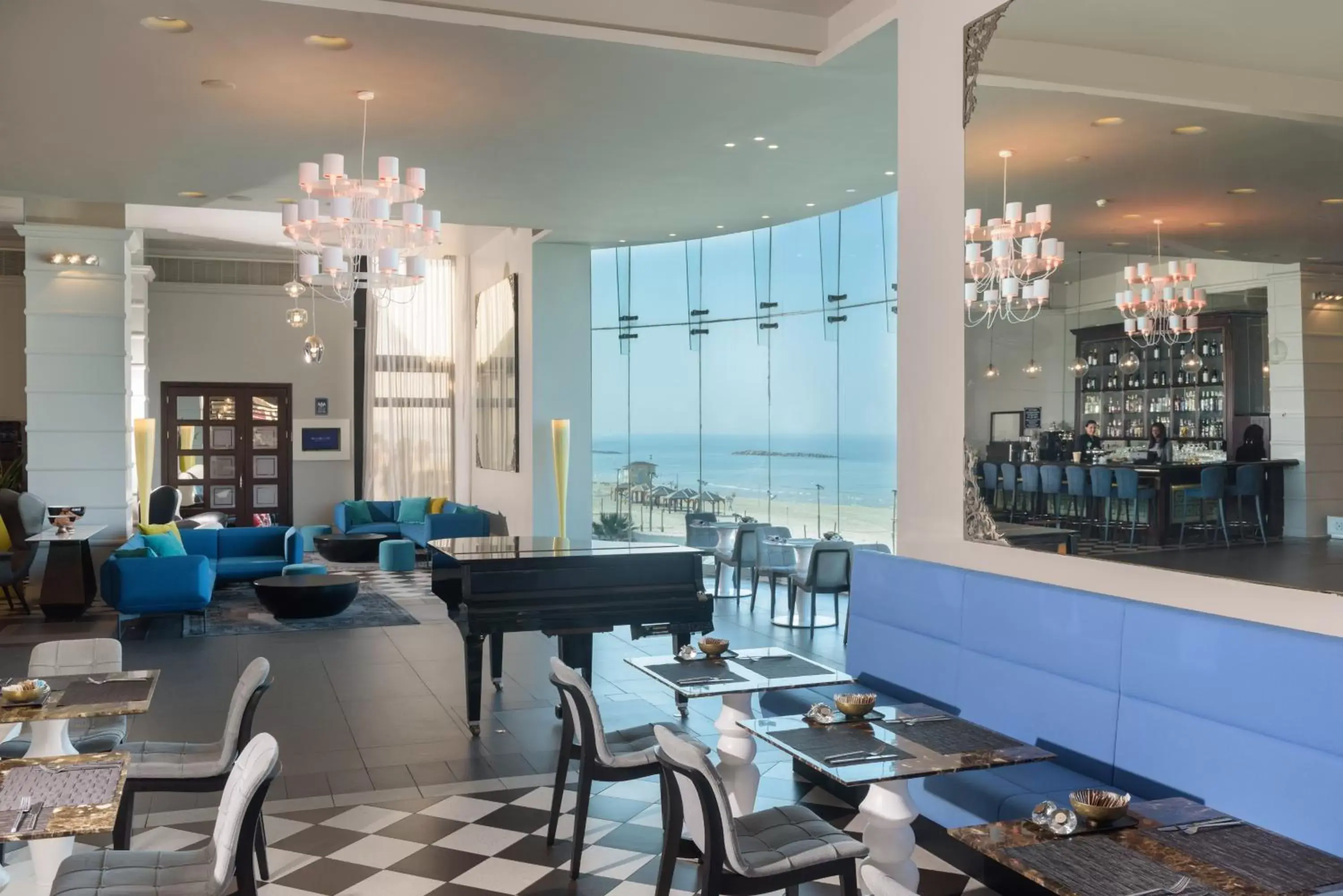 Lobby or reception, Restaurant/Places to Eat in Herods Tel Aviv By The Beach