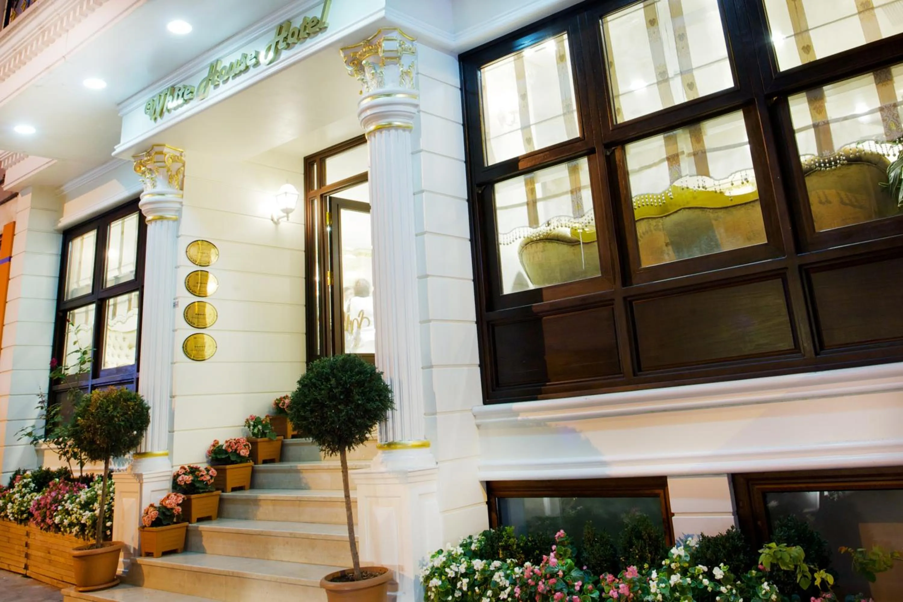 Facade/entrance in White House Hotel Istanbul