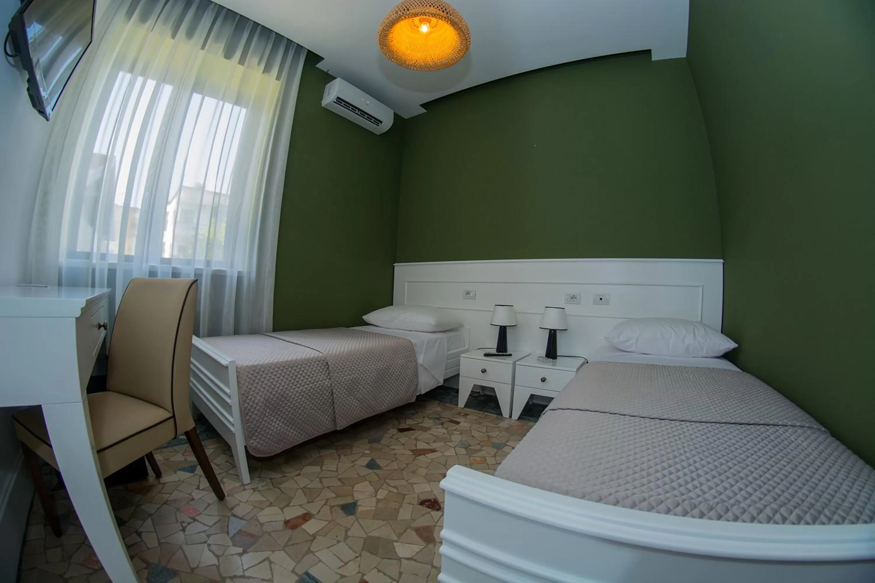 Photo of the whole room, Bed in Artistic Tirana Blloku