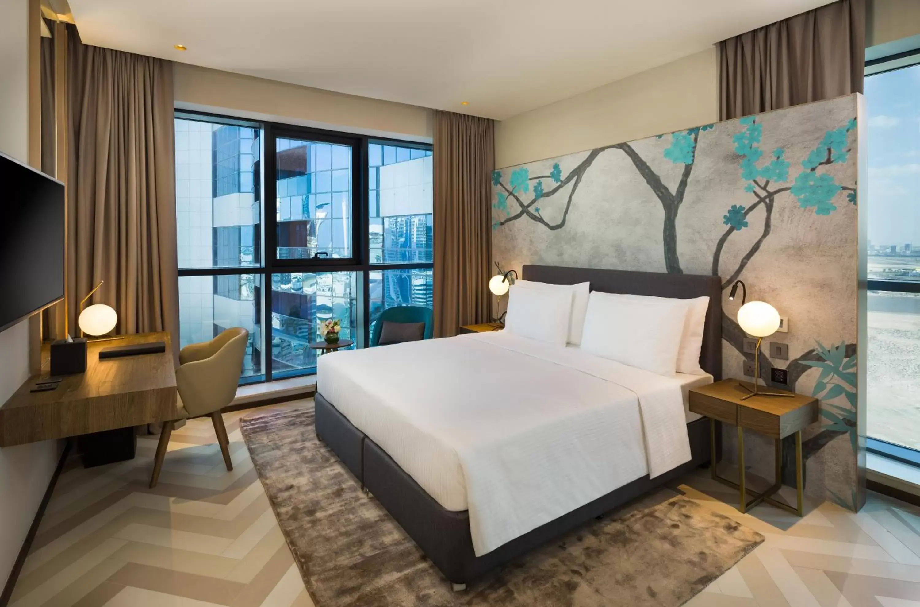 Bed in Millennium Place Barsha Heights Hotel Apartments