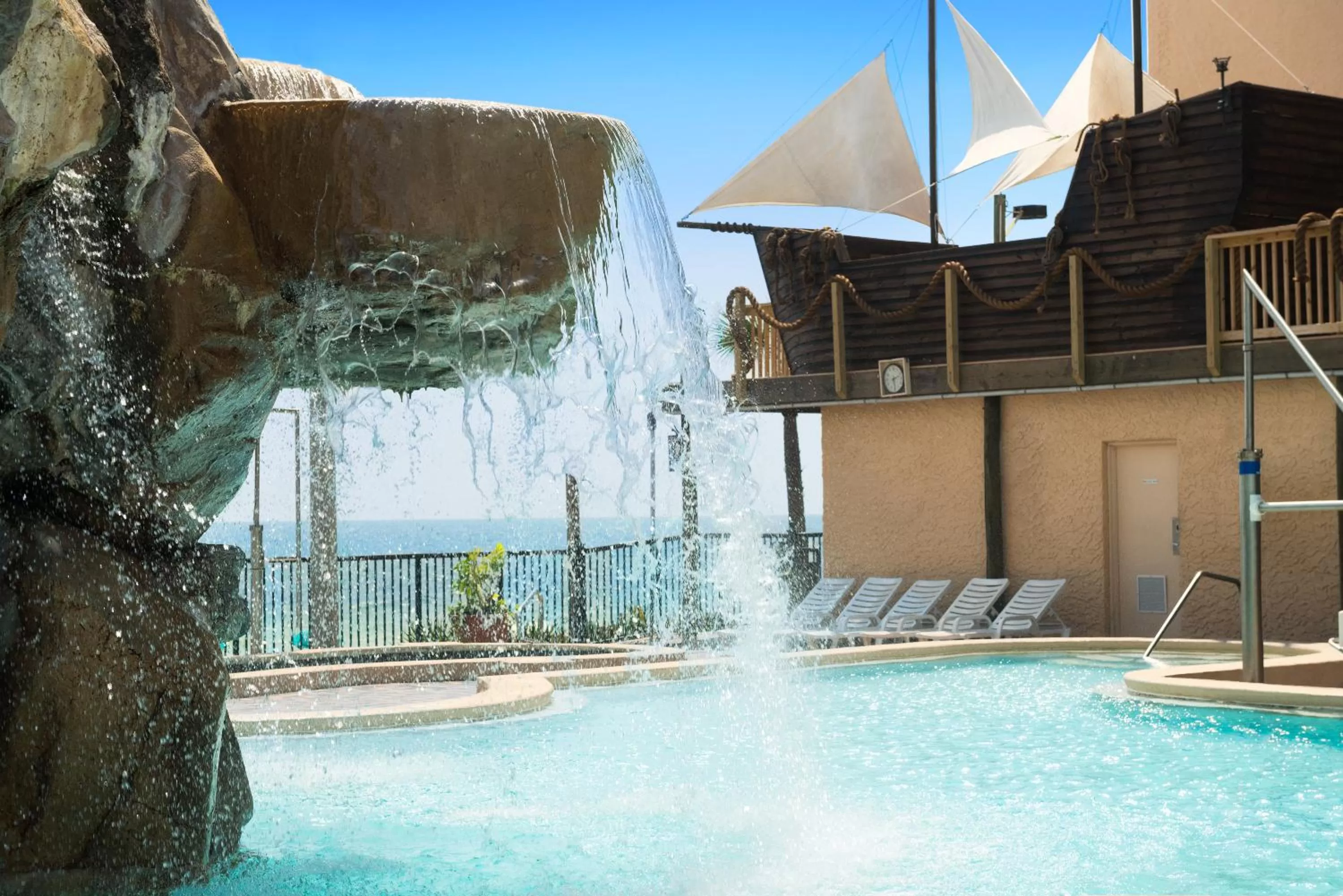 Swimming pool in Days Inn by Wyndham Panama City Beach Beachfront Resort