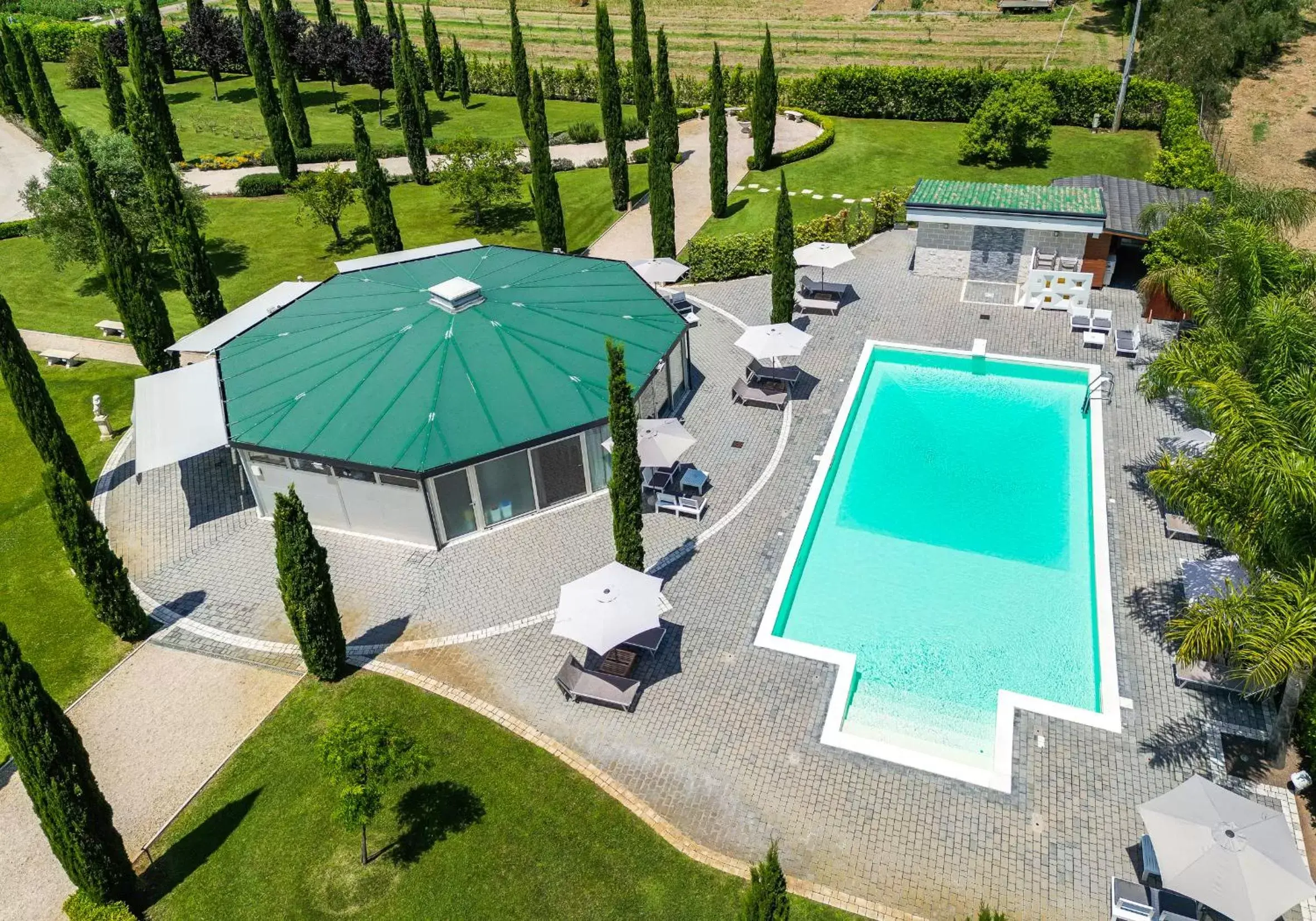 Bird's eye view, Pool View in Casale Delle Ronde B&B