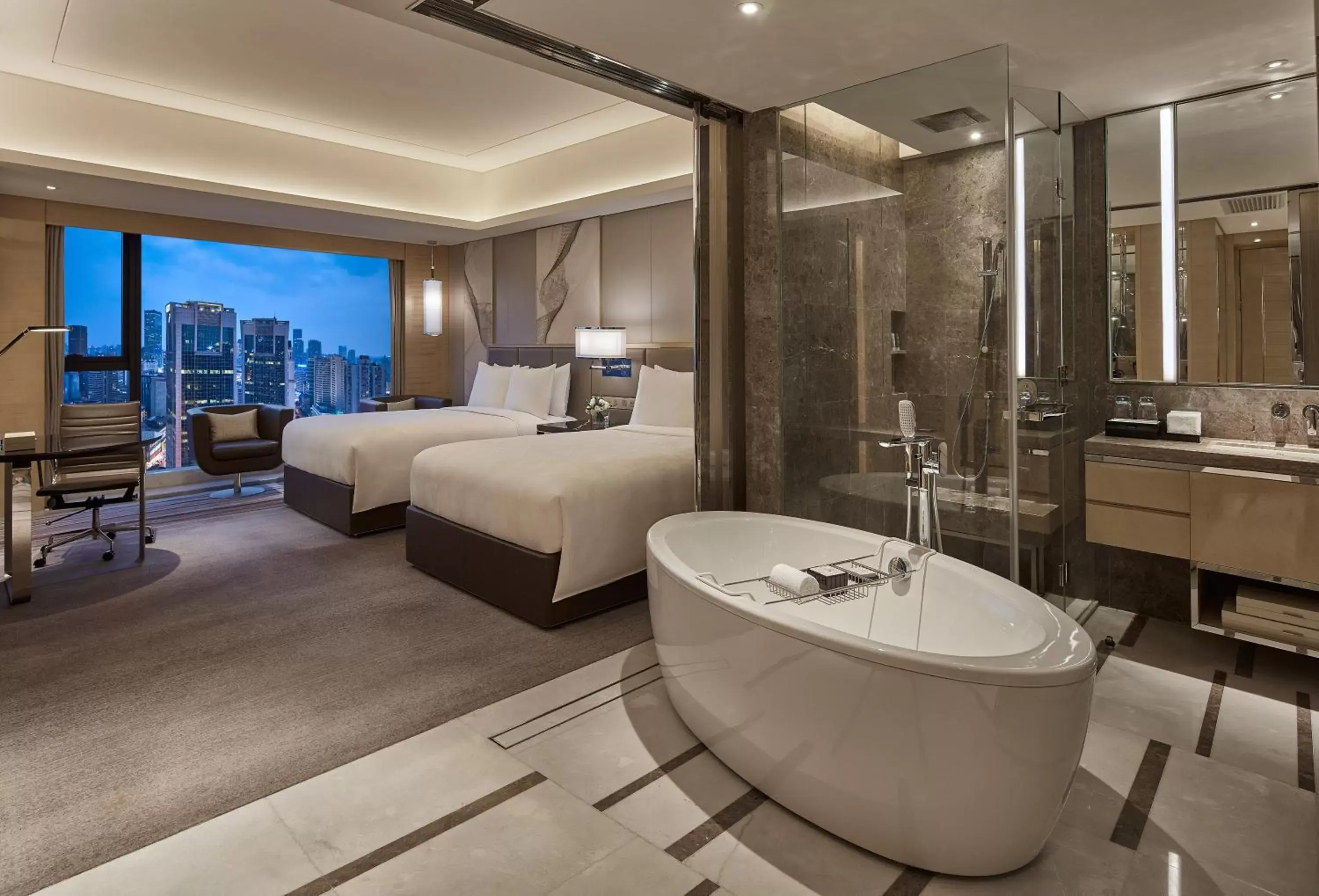 Photo of the whole room, Bathroom in JW Marriott Hotel Chengdu