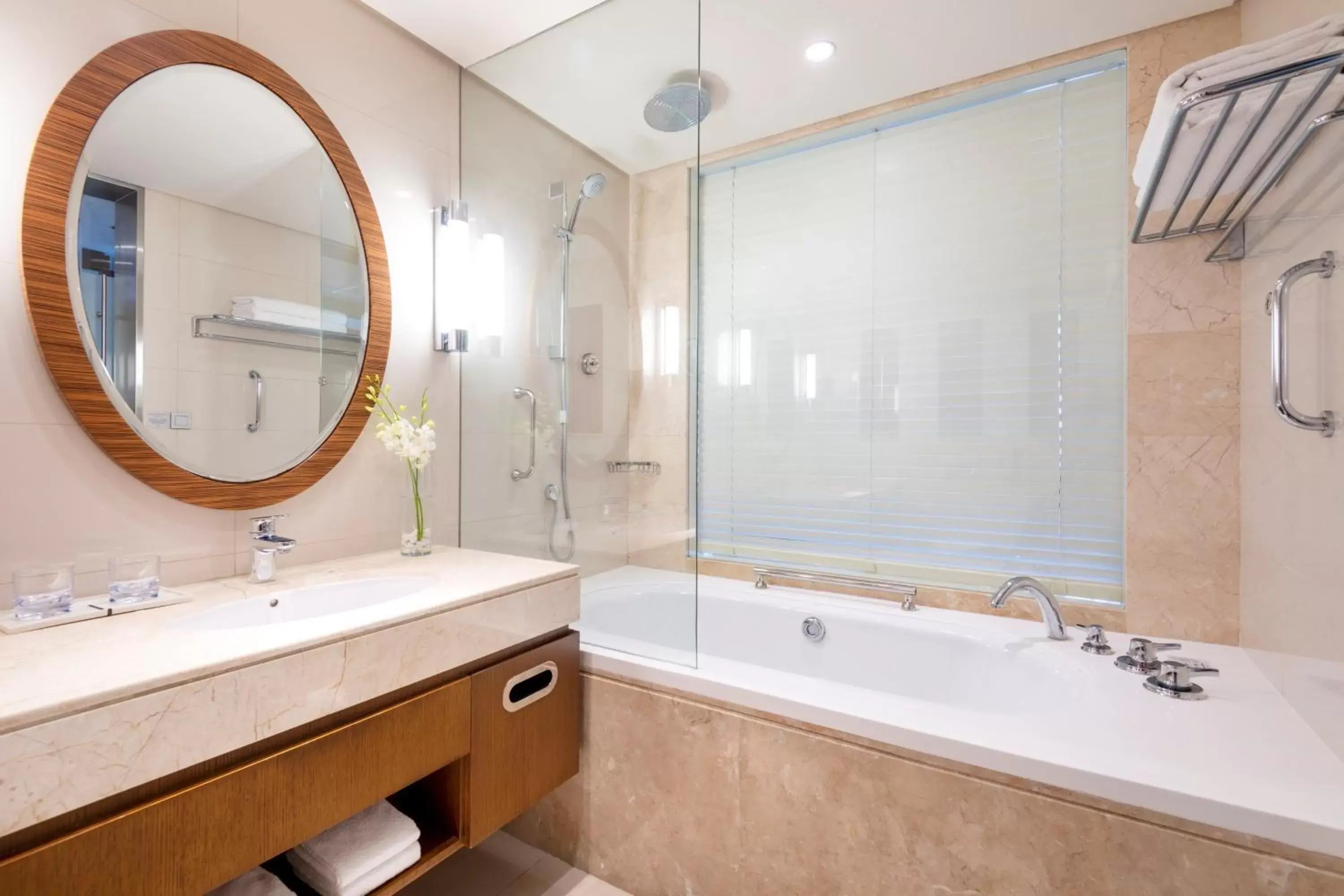 Bathroom in Crowne Plaza Doha - The Business Park, an IHG Hotel