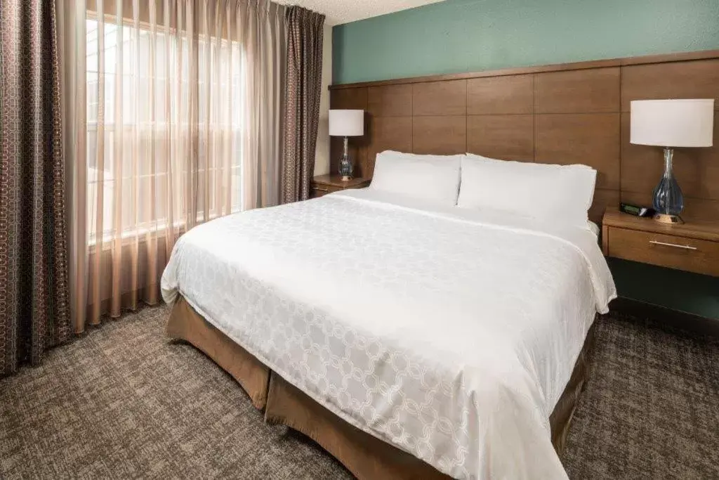 Bed in Staybridge Suites Denver Tech Center, an IHG Hotel
