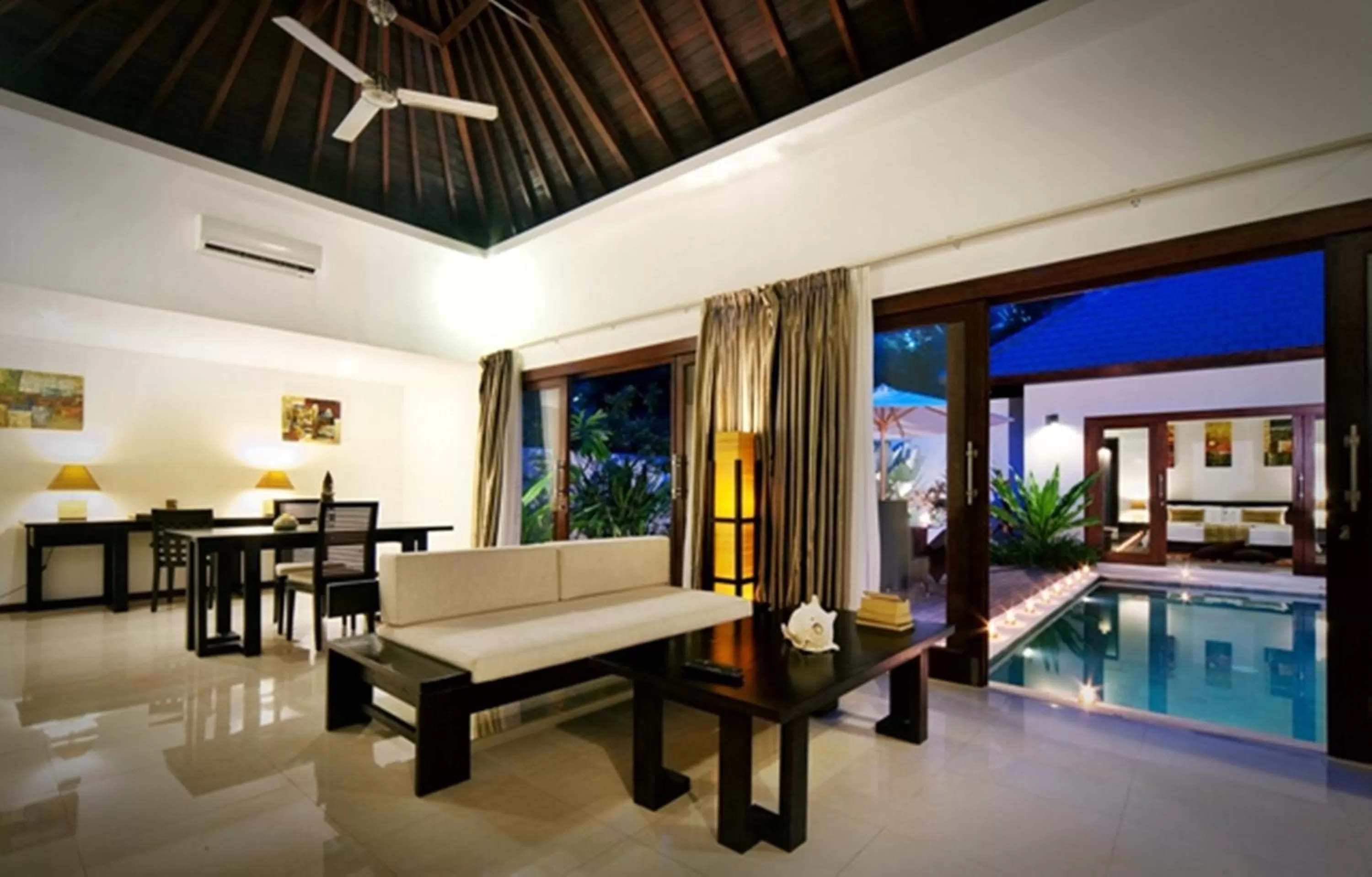 Living room in Kebun Villas & Resort