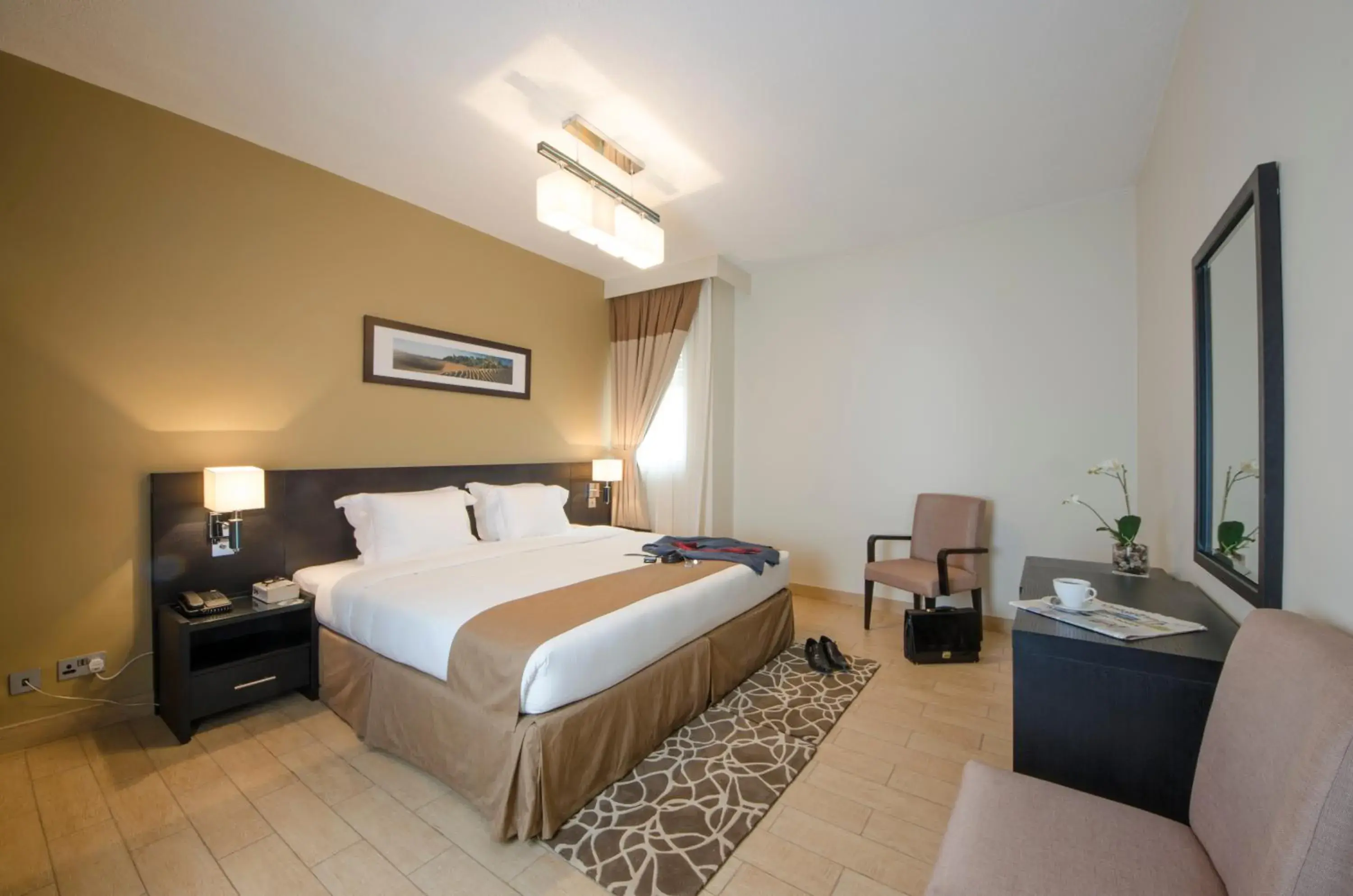 Photo of the whole room, Bed in The Apartments, Dubai World Trade Centre Hotel Apartments