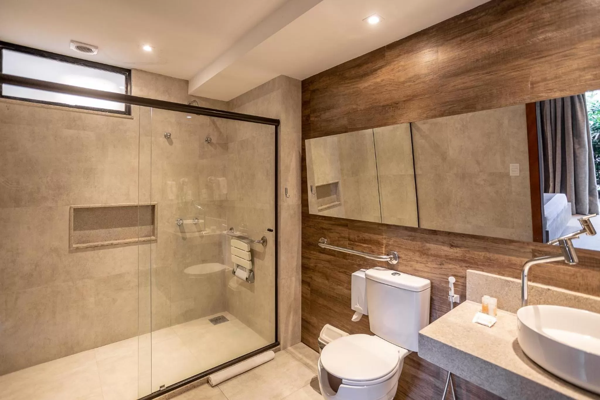 Shower in Bravo Pousada Design