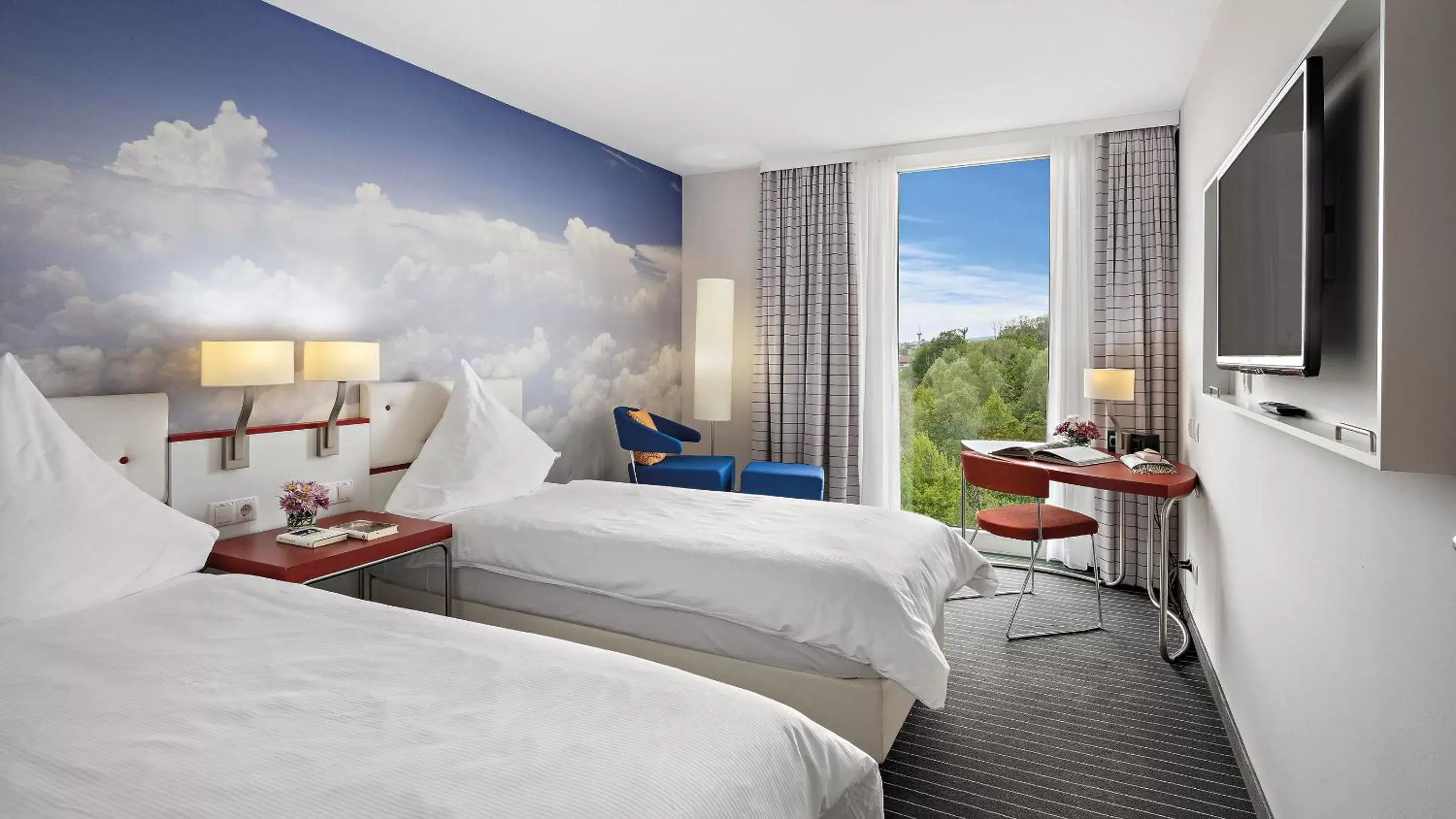 Photo of the whole room, Bed in Hey Lou Hotel Friedrichshafen Photo of the whole room, Bed in Hey Lou Hotel Friedrichshafen