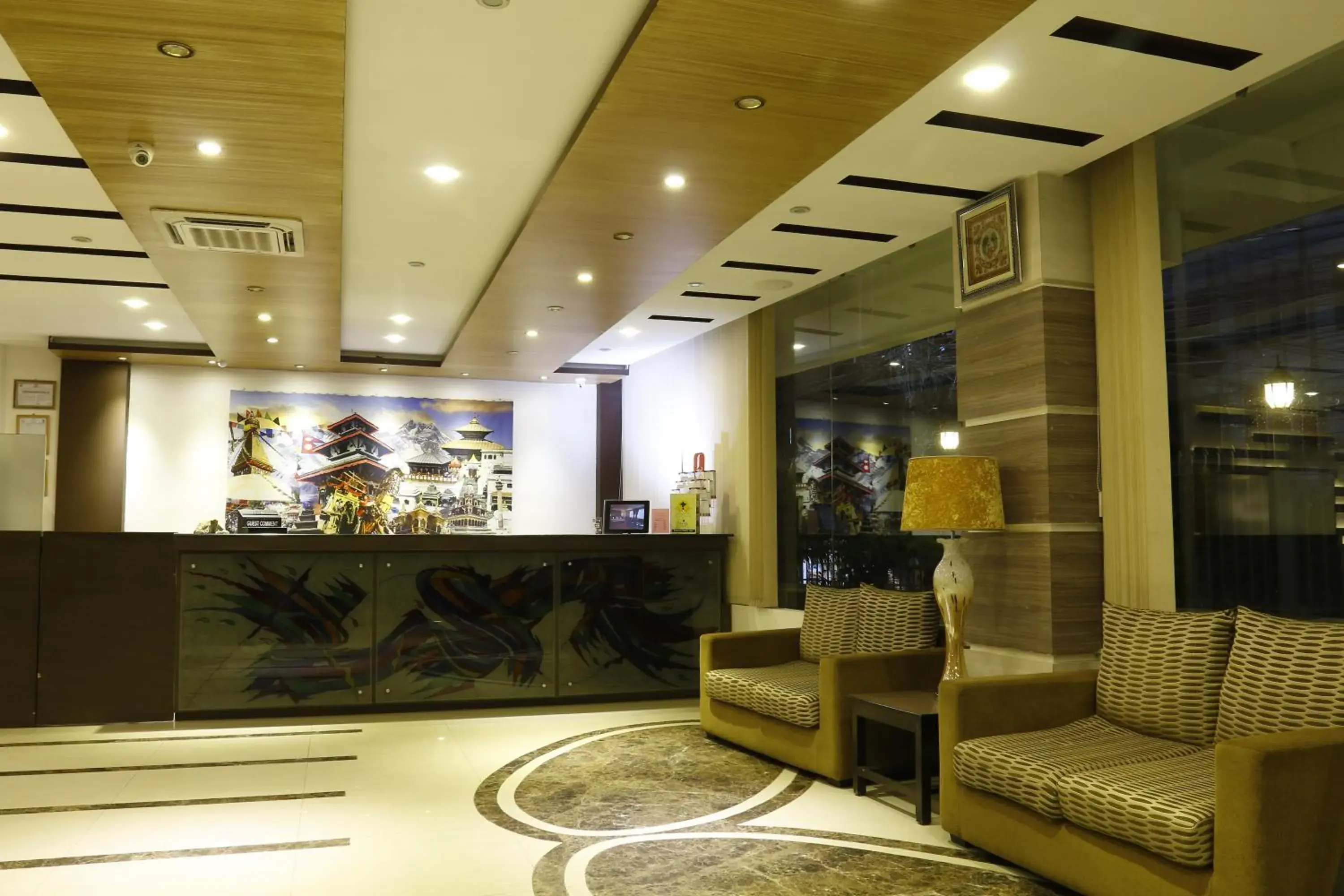 Living room, Lobby/Reception in Hotel Mirage Kathmandu