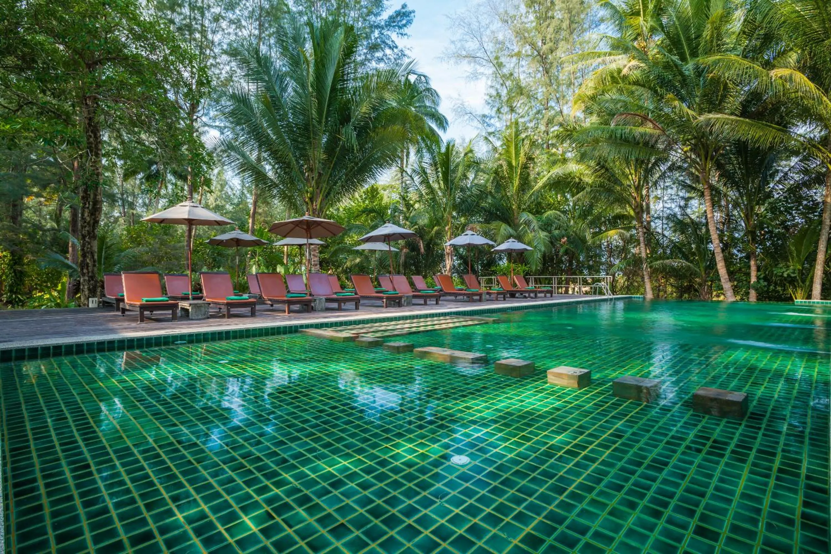 Swimming pool in Haadson Resort - Khaolak, Phangnga