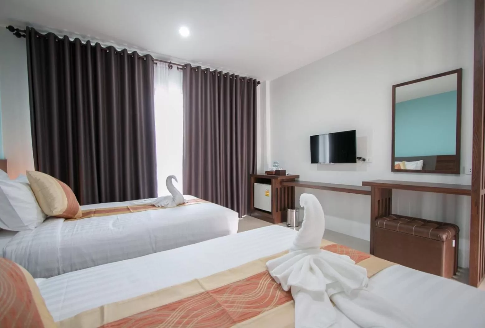 Bed in Aonang Sea Valley Resort