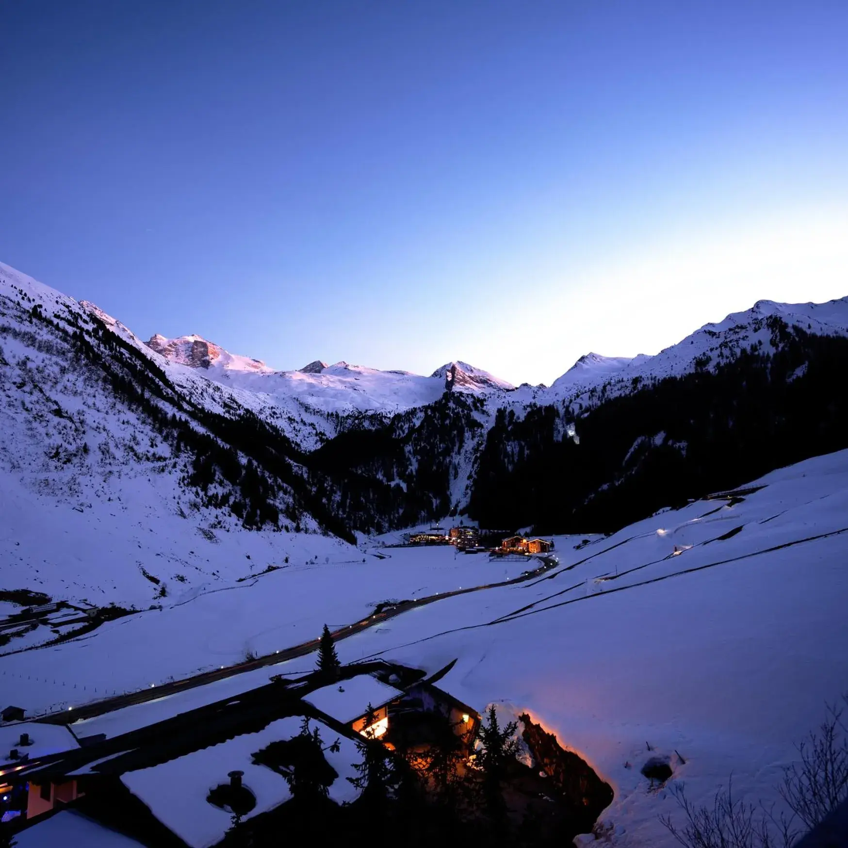 Natural landscape, Winter in Alpenbad Hotel Hohenhaus