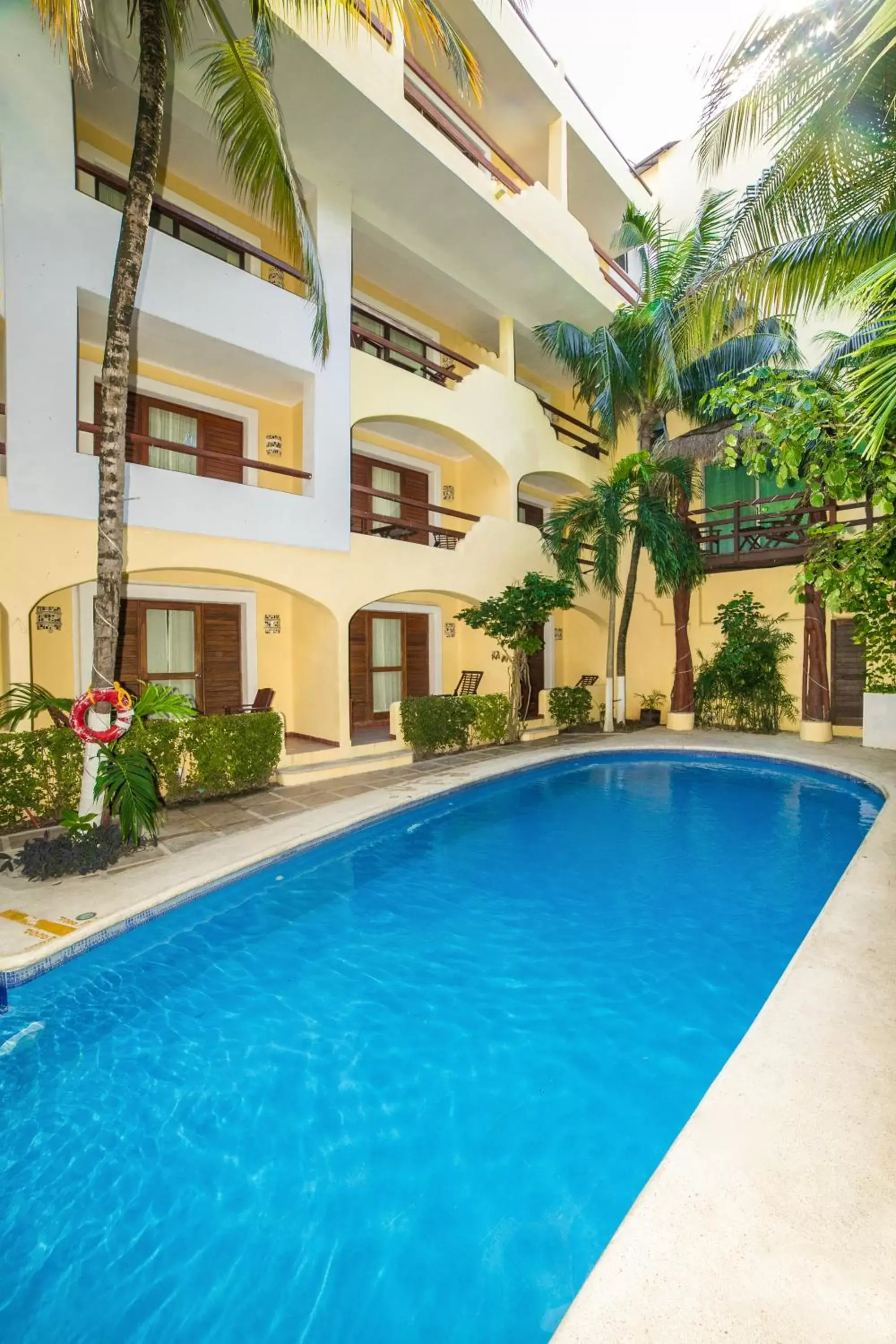 Garden, Swimming Pool in Hotel Riviera Caribe Maya