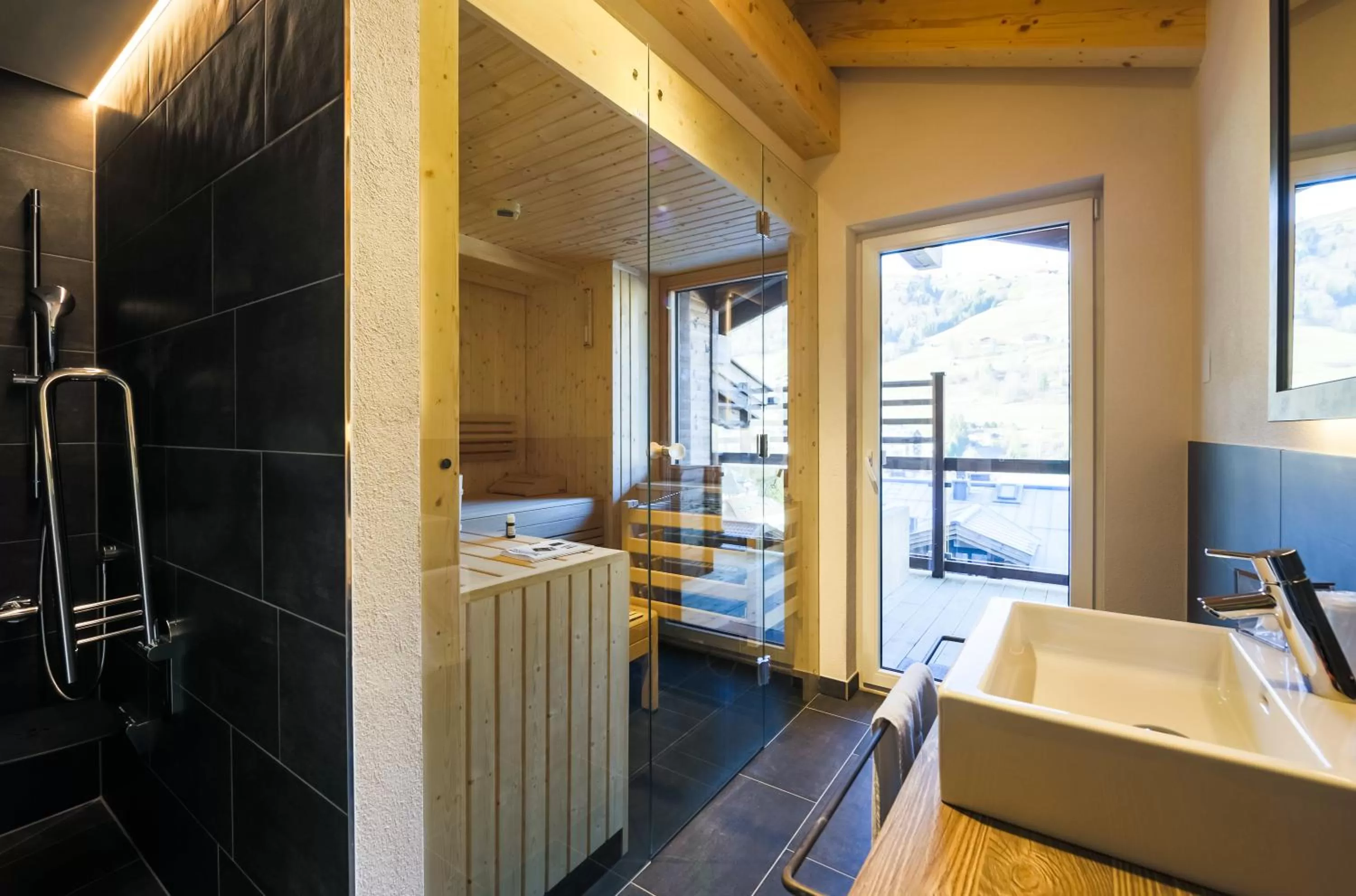 Sauna in AvenidA Panorama Suites