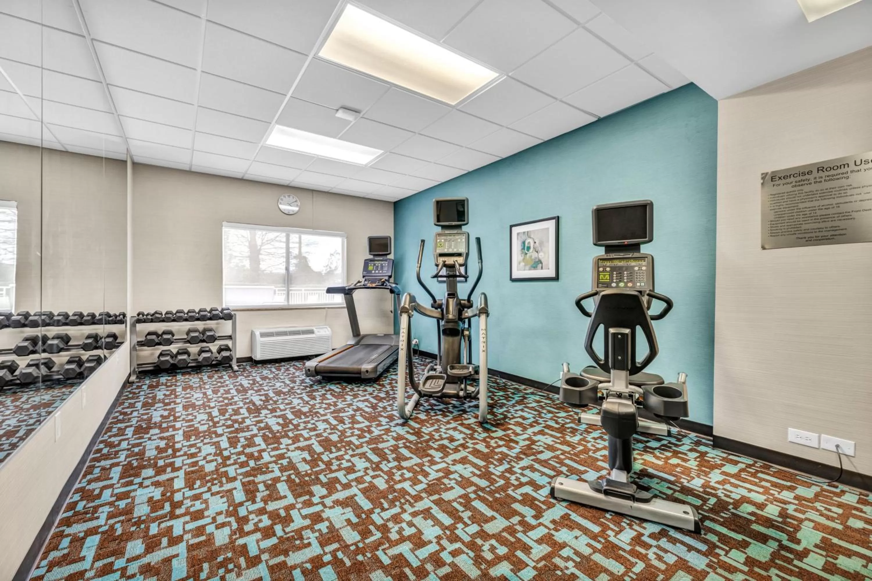 Fitness centre/facilities in Fairfield Inn by Marriott Lumberton