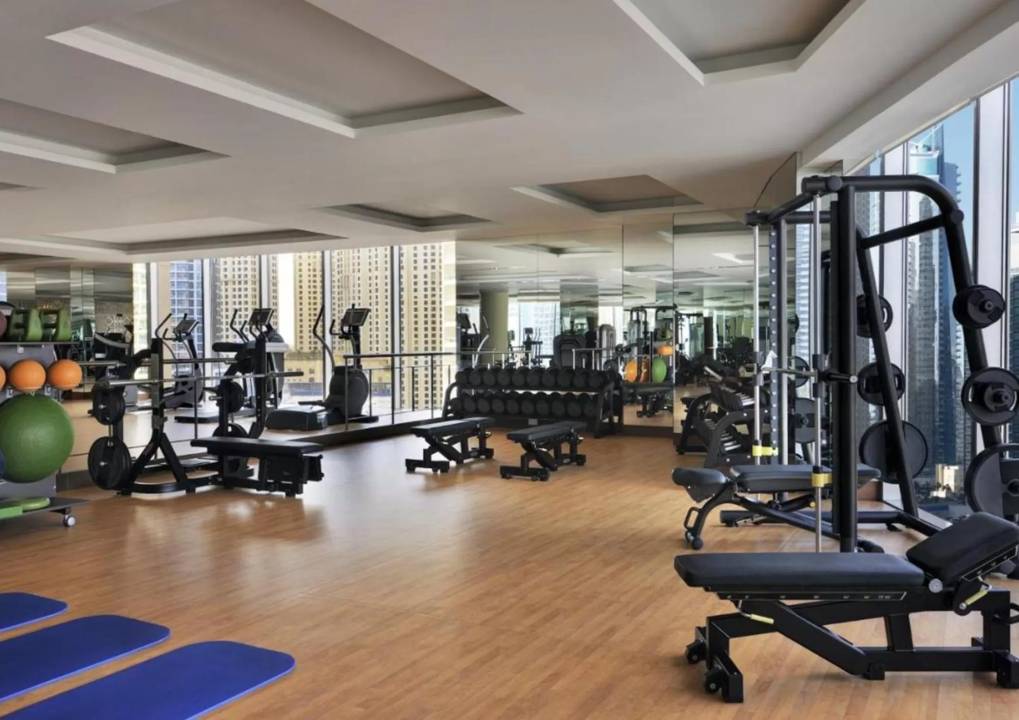 Fitness centre/facilities in Emaar Residences Dubai Marina by Qstay - formerly Address Dubai Marina