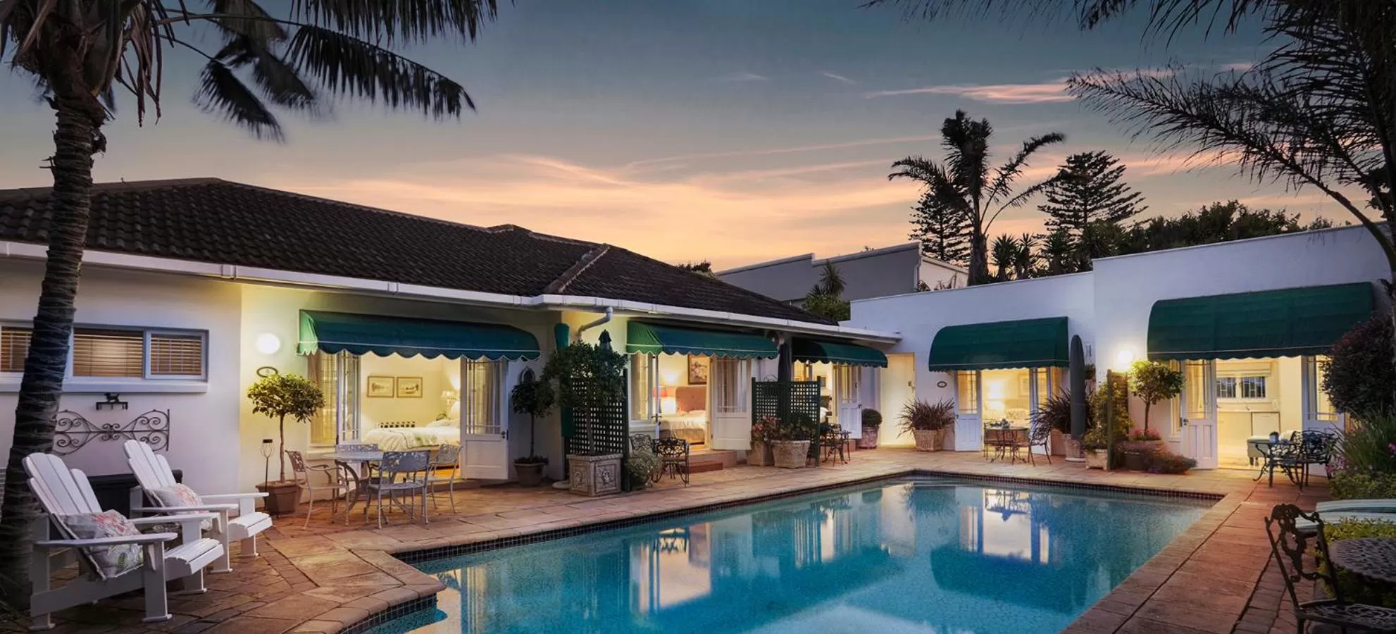 Swimming pool in Carslogie House