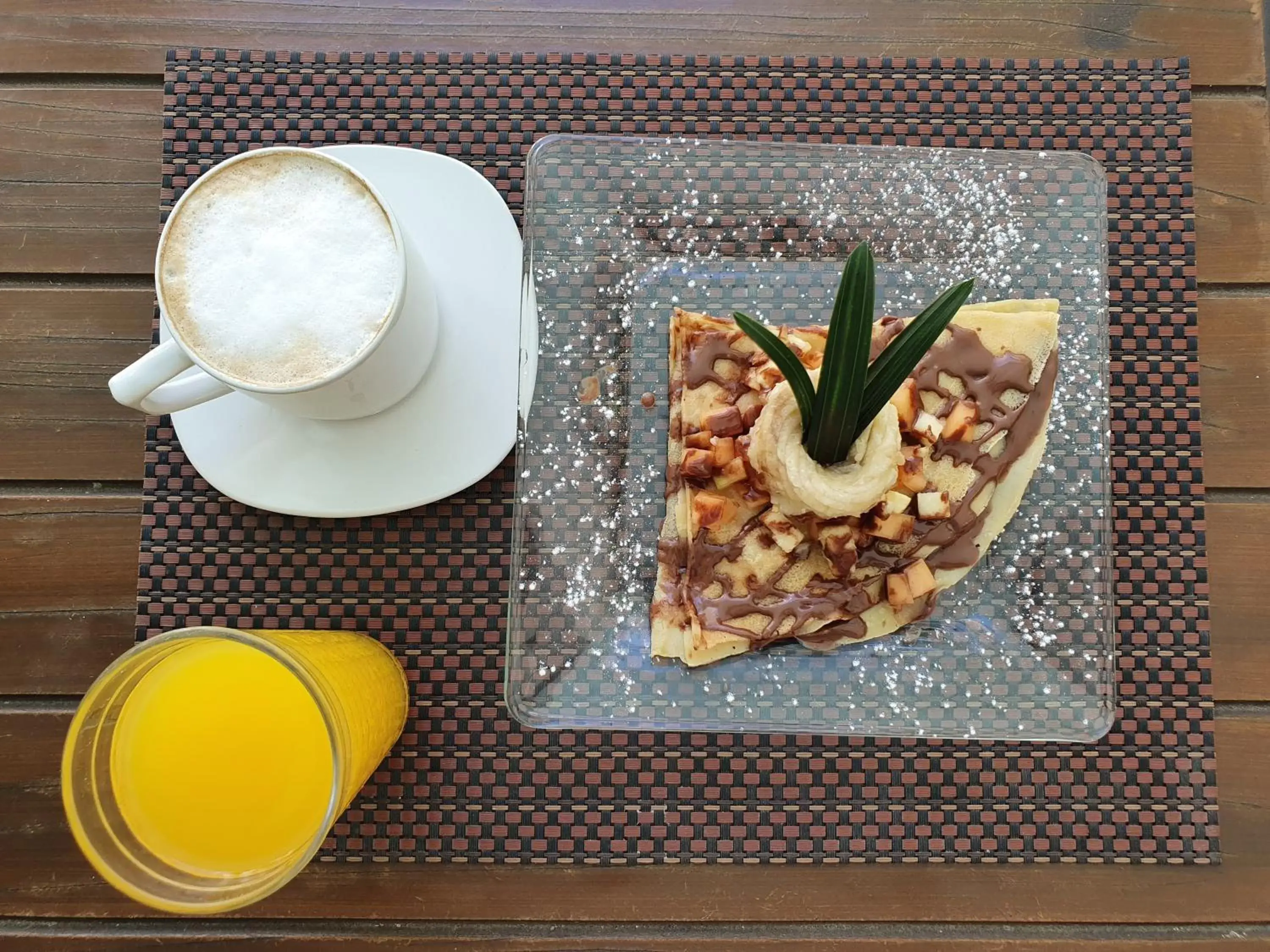 Italian breakfast in Pacha Tulum Boutique Hotel