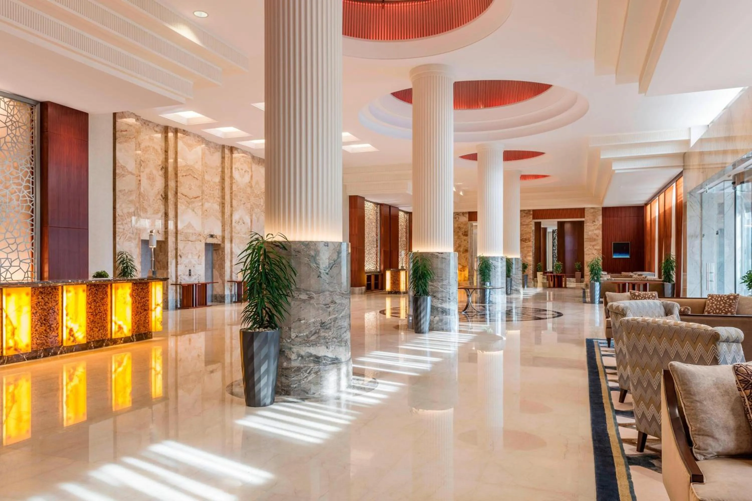 Lobby or reception in Sheraton Oman Hotel