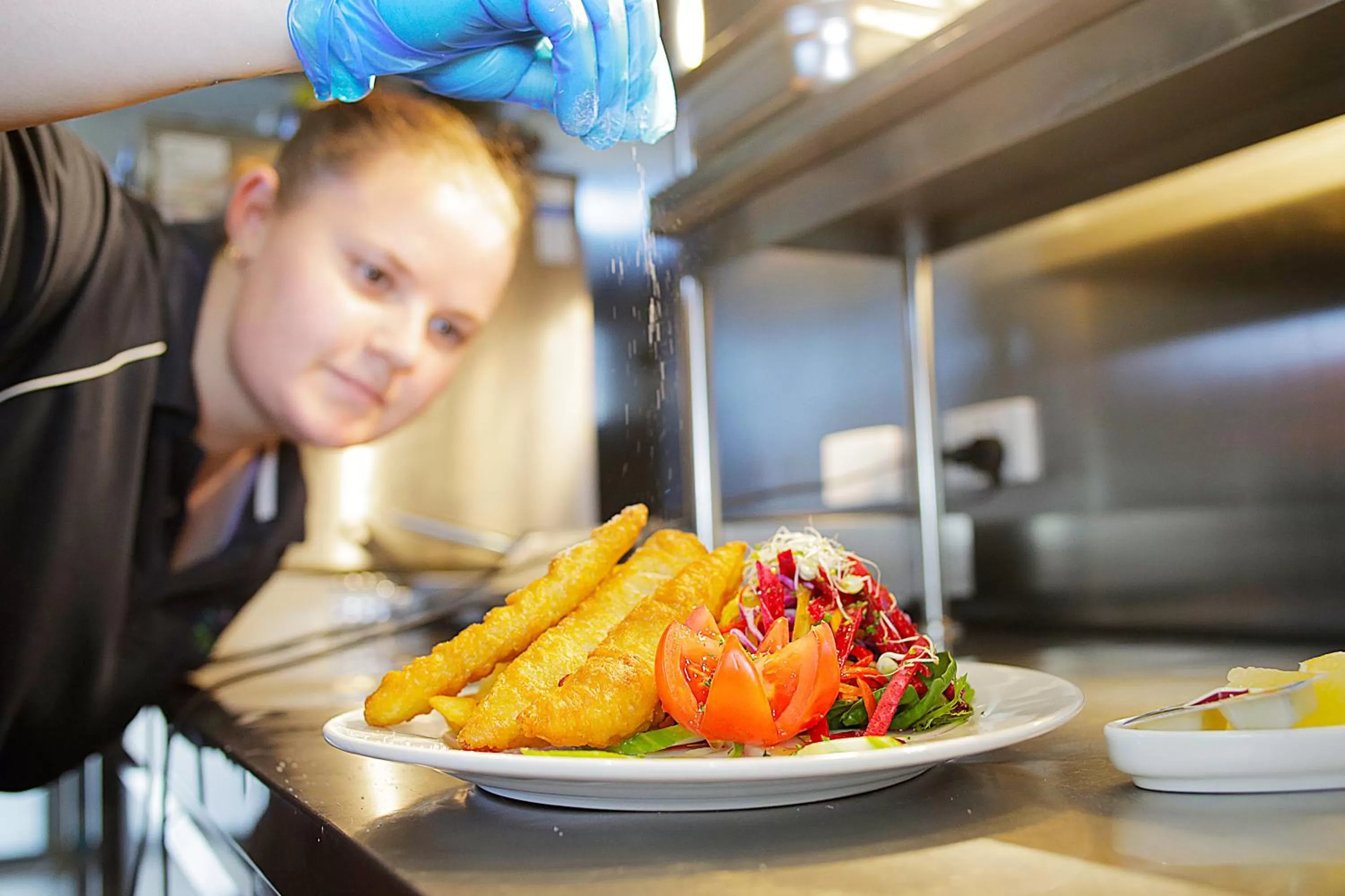 Dinner in Trip Motel Gatton