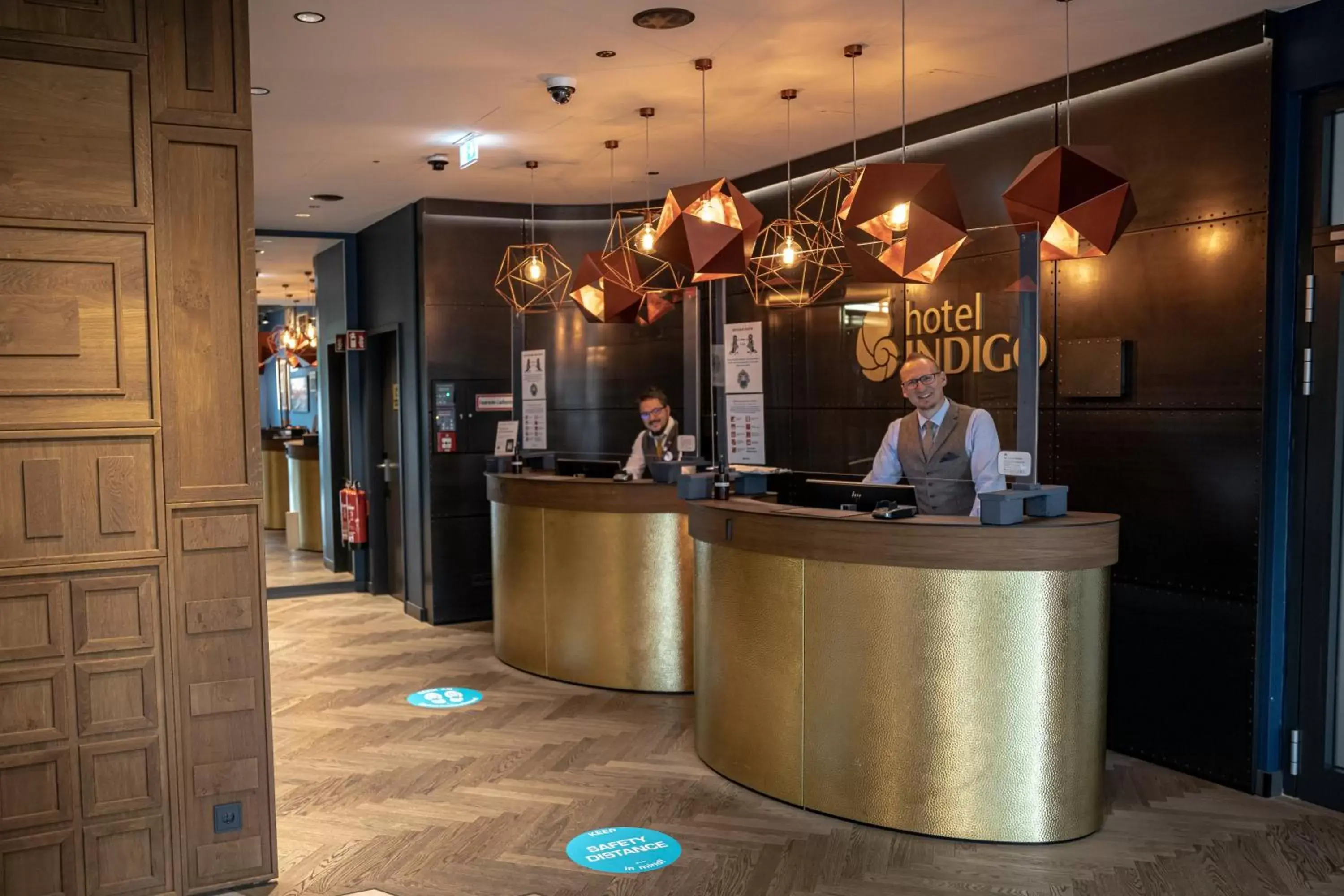 Property building, Lobby/Reception in Hotel Indigo Dresden - Wettiner Platz, an IHG Hotel