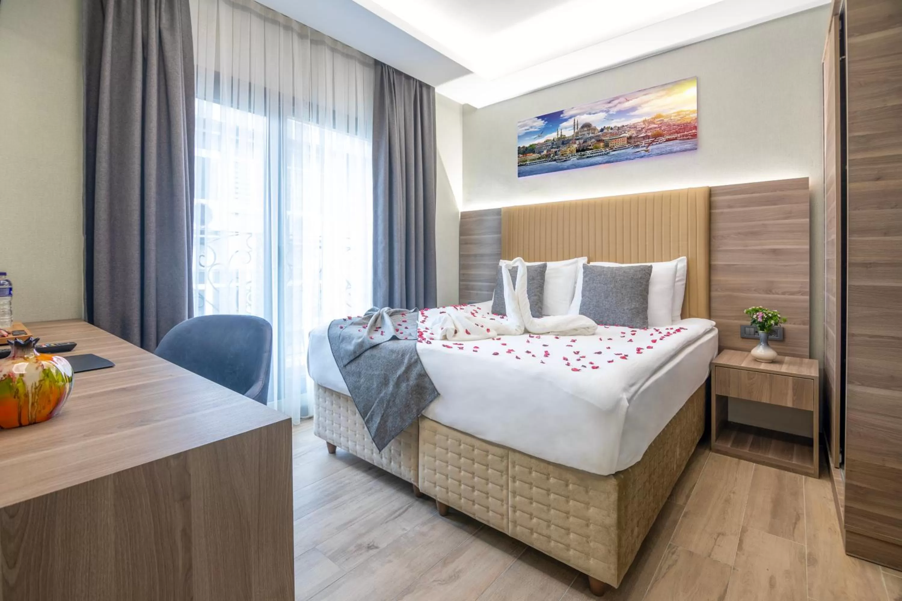 Bed in The Omiya Hotel