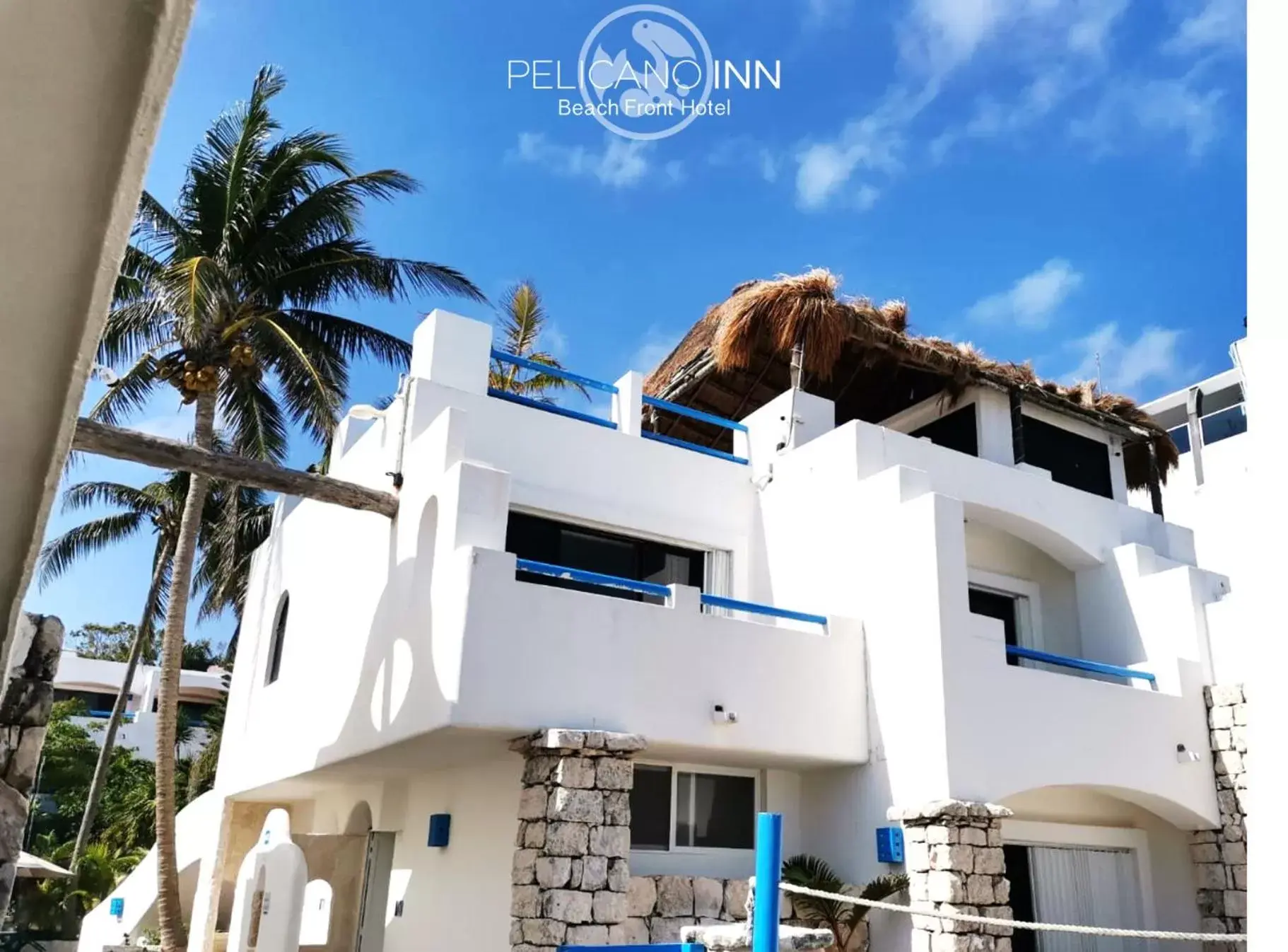 Property Building in Pelicano Inn Playa del Carmen - Beachfront Hotel