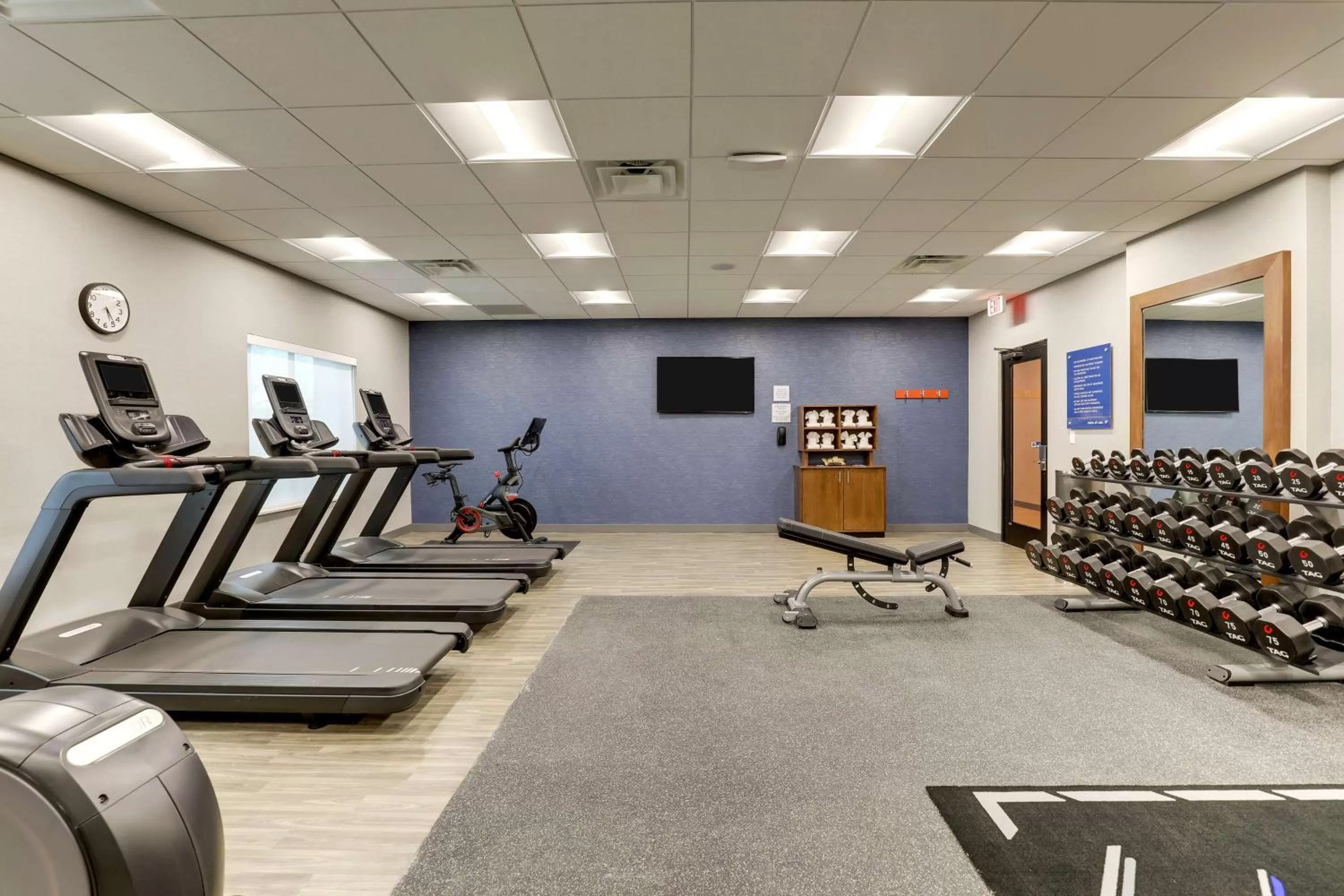Fitness centre/facilities in Hampton Inn & Suites Weatherford, Tx