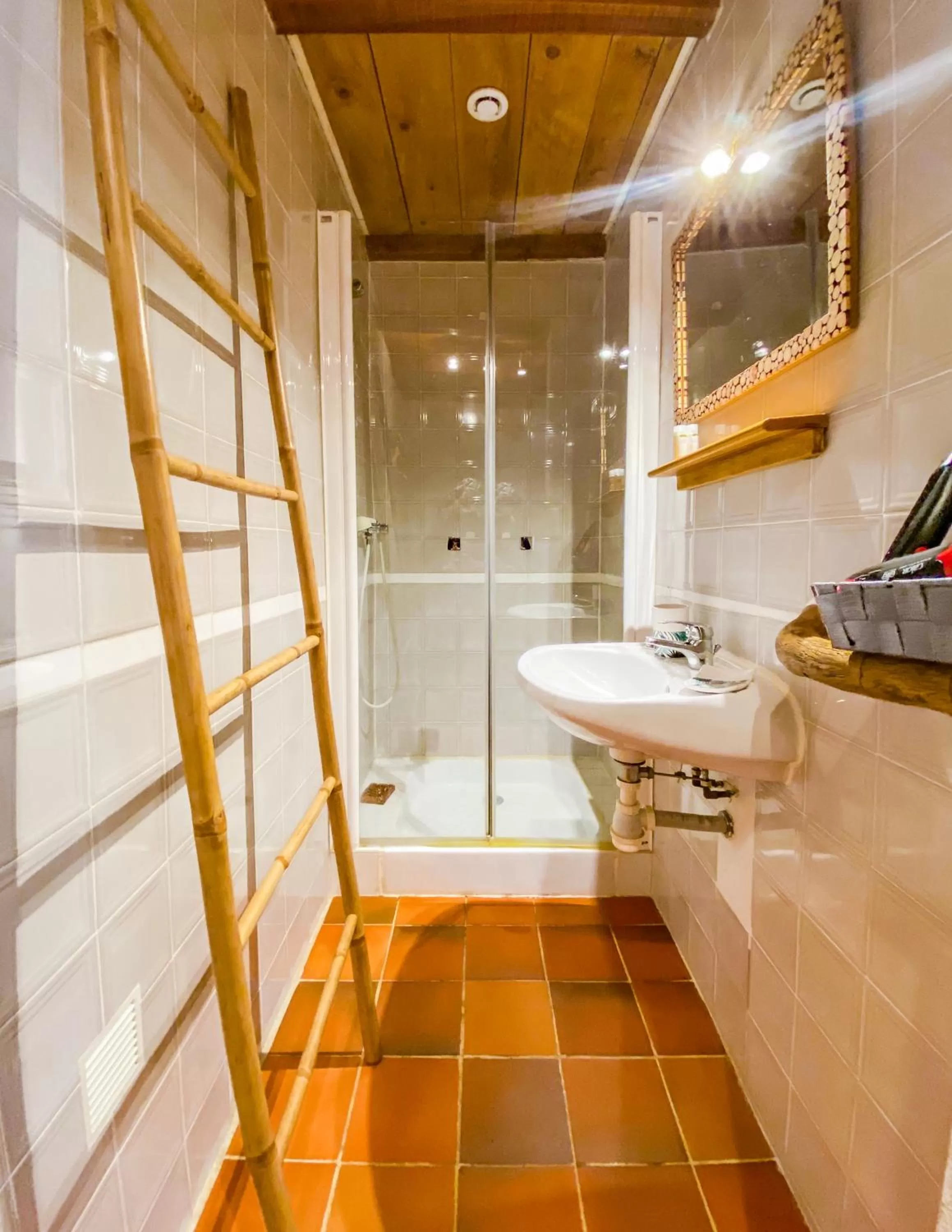 Bathroom in Auberge De La Foret Bonifatu