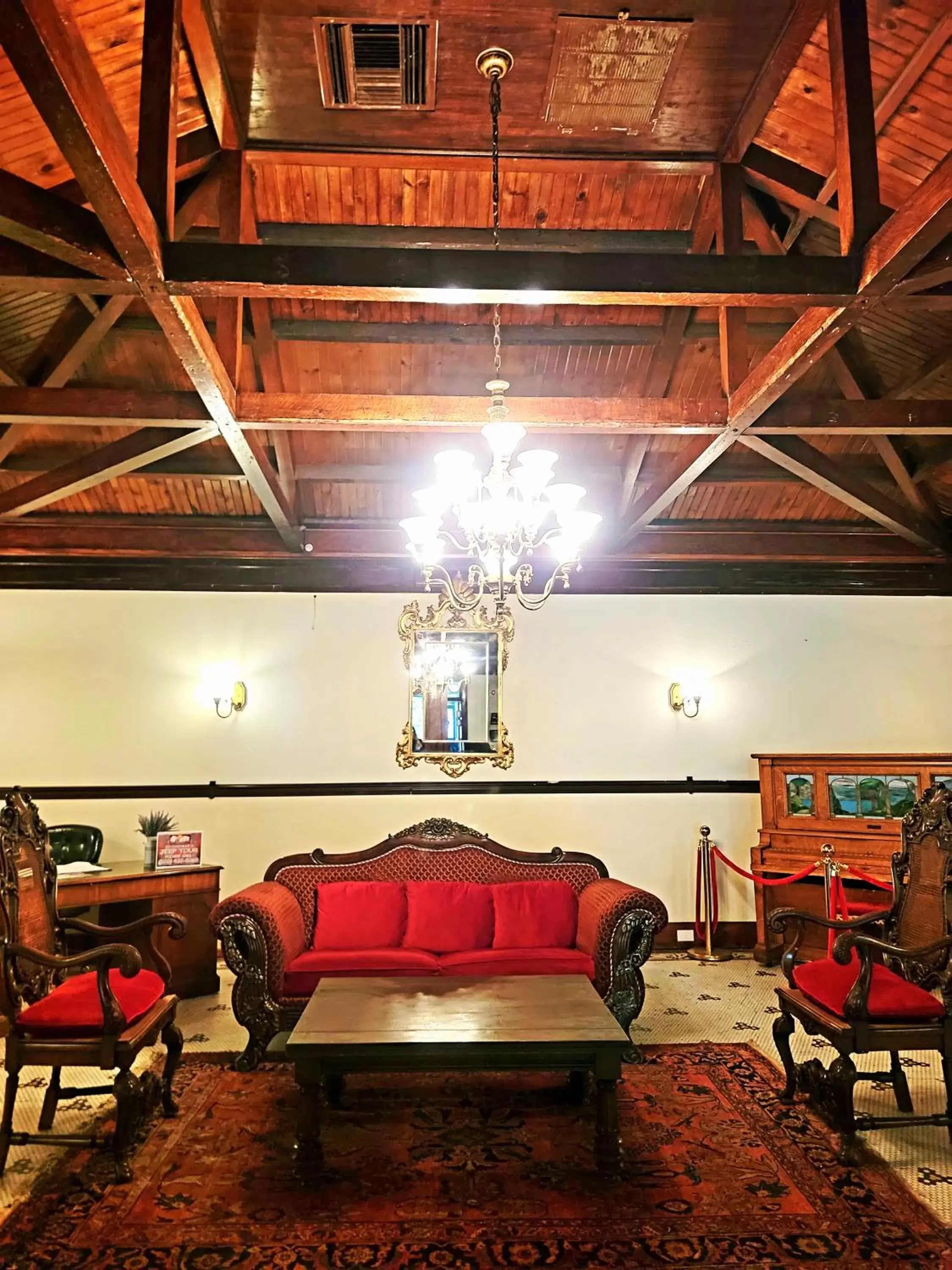 Seating Area in Copper Queen Hotel