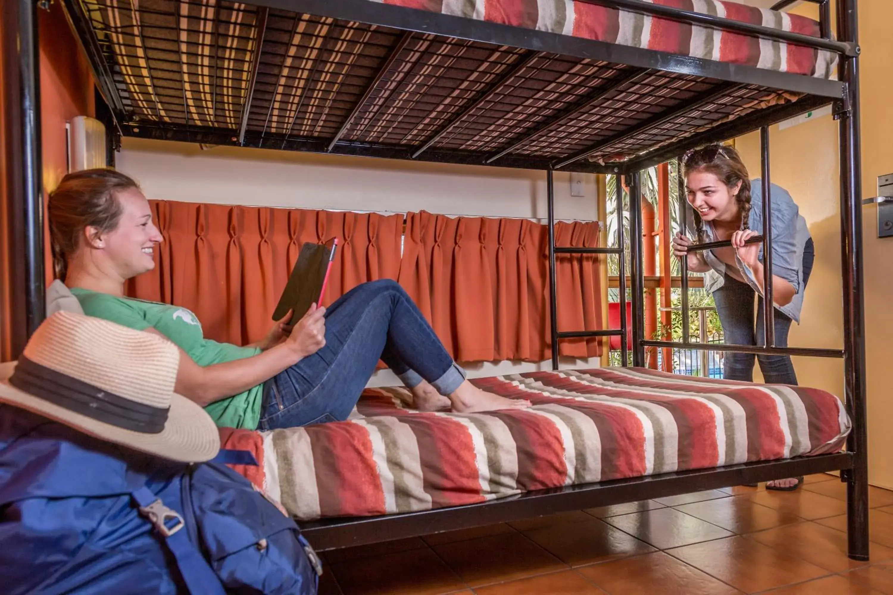 bunk bed in Alice Springs YHA