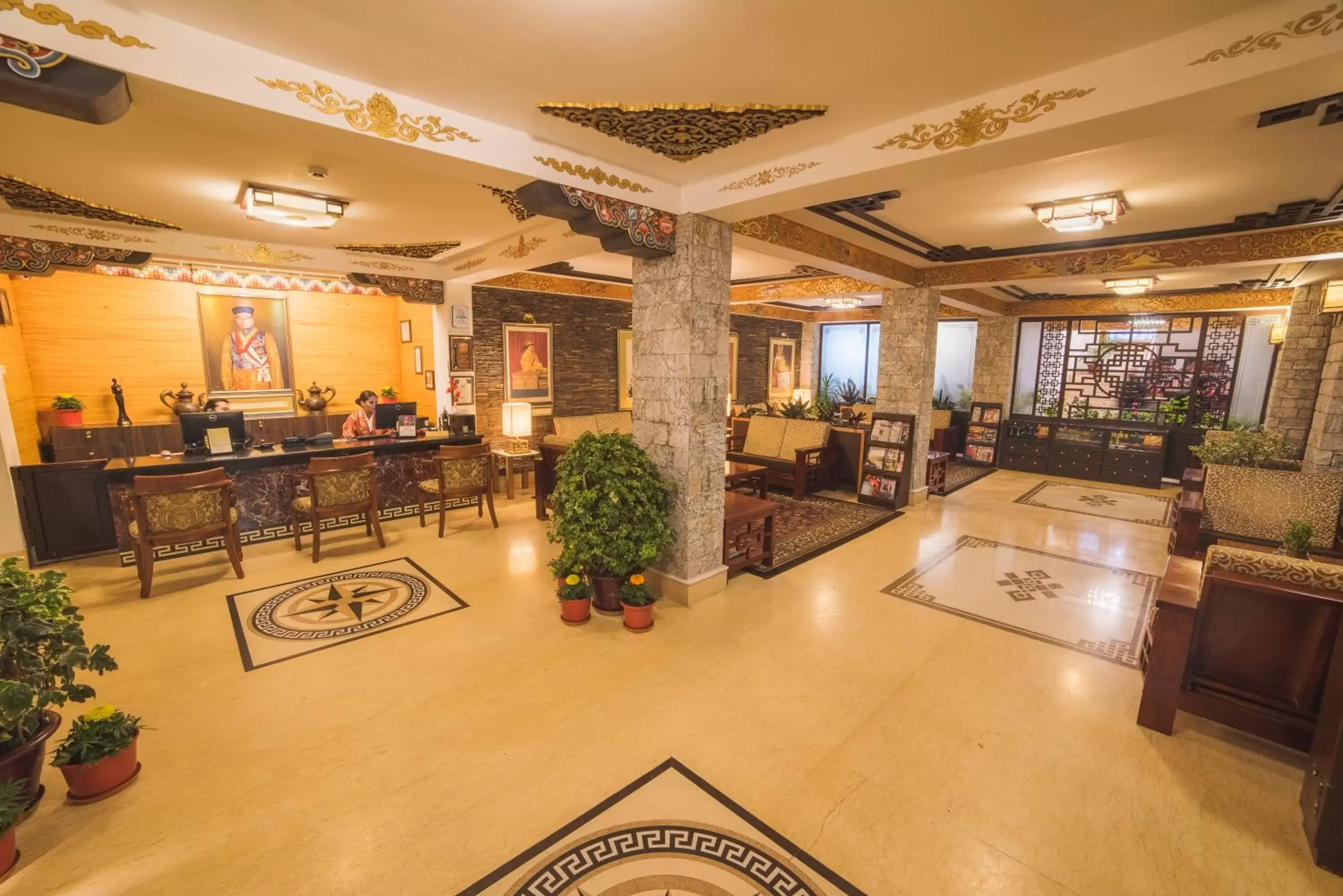 Lobby or reception in Denzong Regency- Luxury Mountain Retreat Spa & Casino