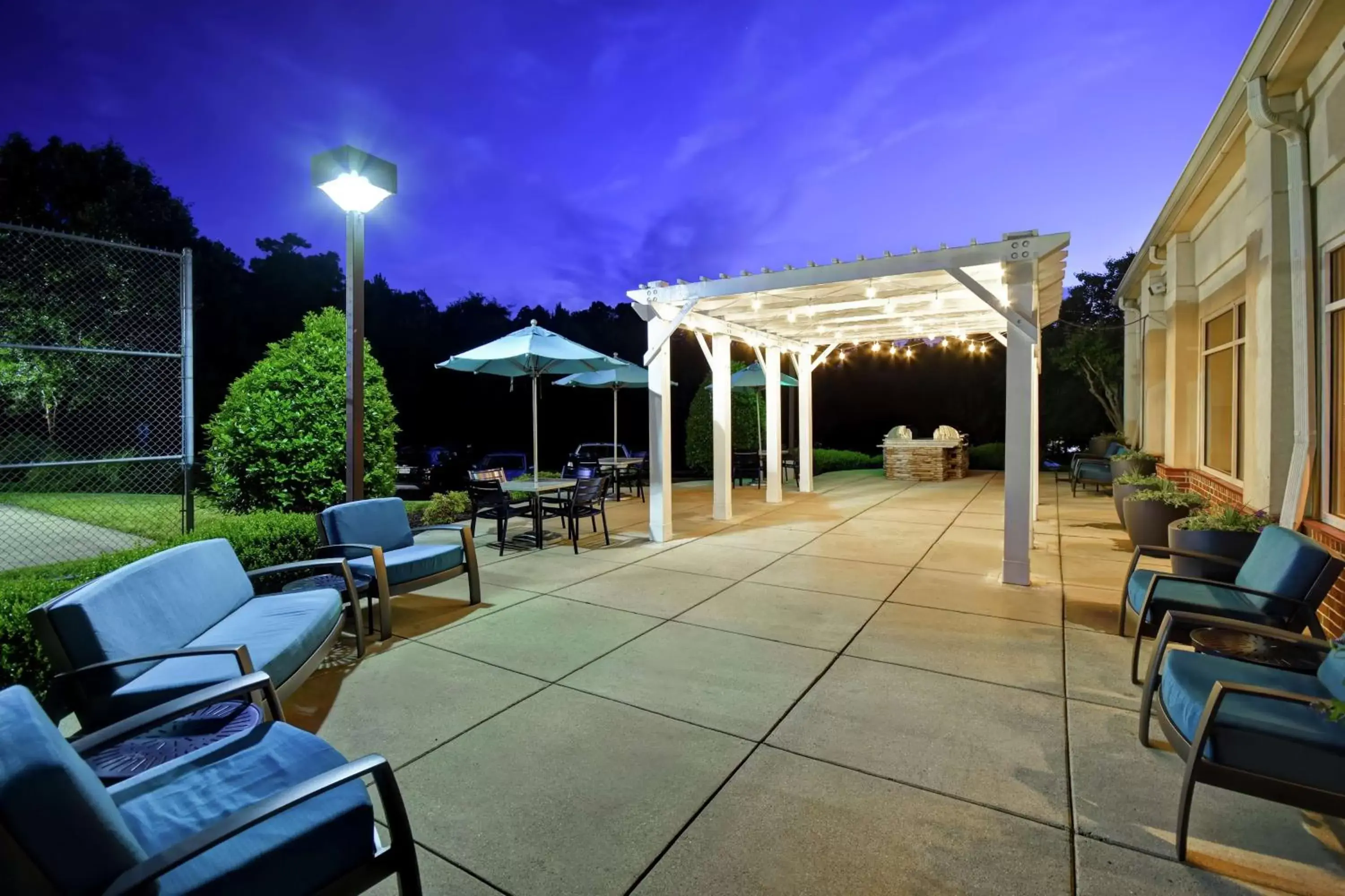 Patio in Homewood Suites by Hilton Chester