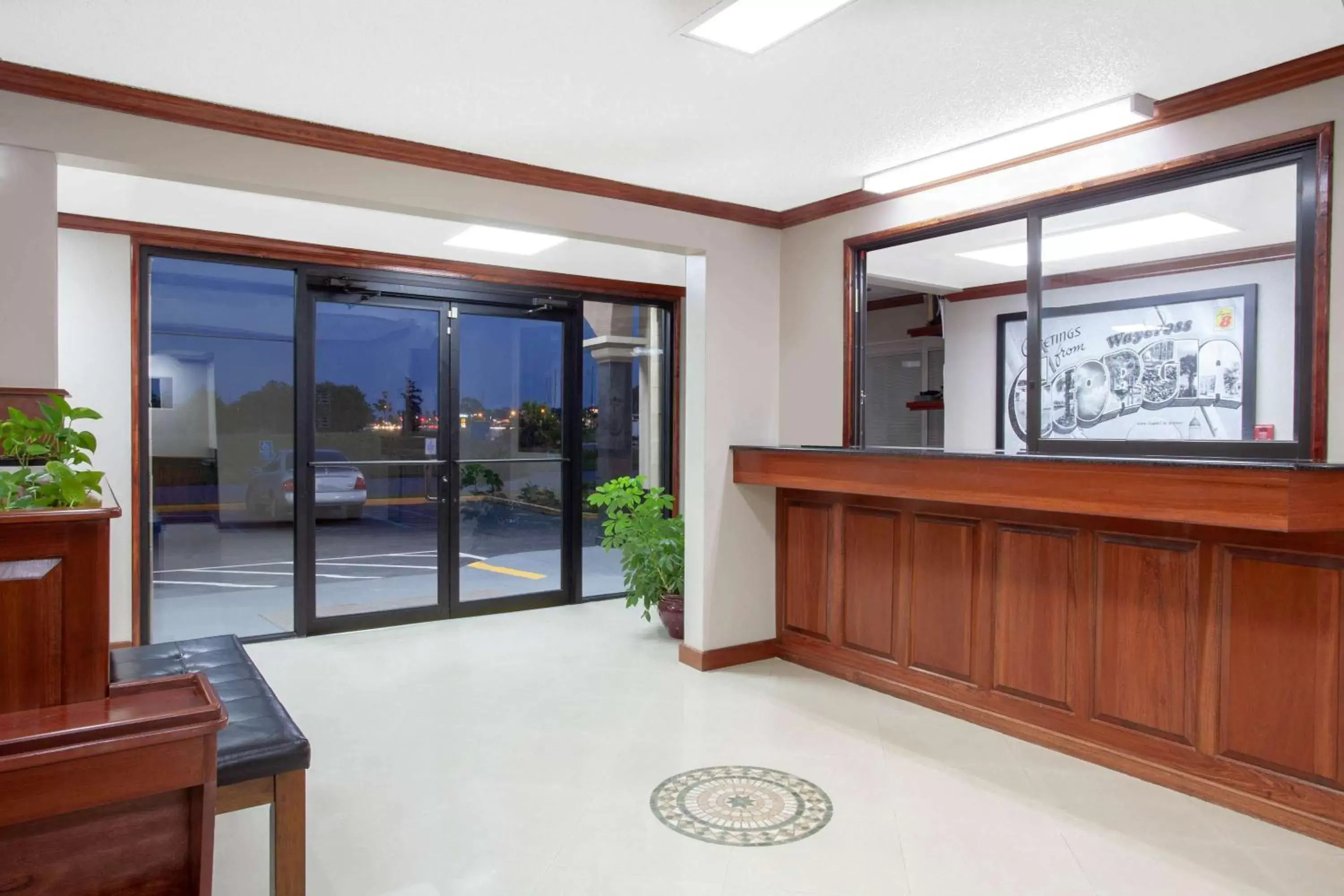 Lobby or reception in Super 8 by Wyndham Waycross GA Lobby or reception in Super 8 by Wyndham Waycross GA
