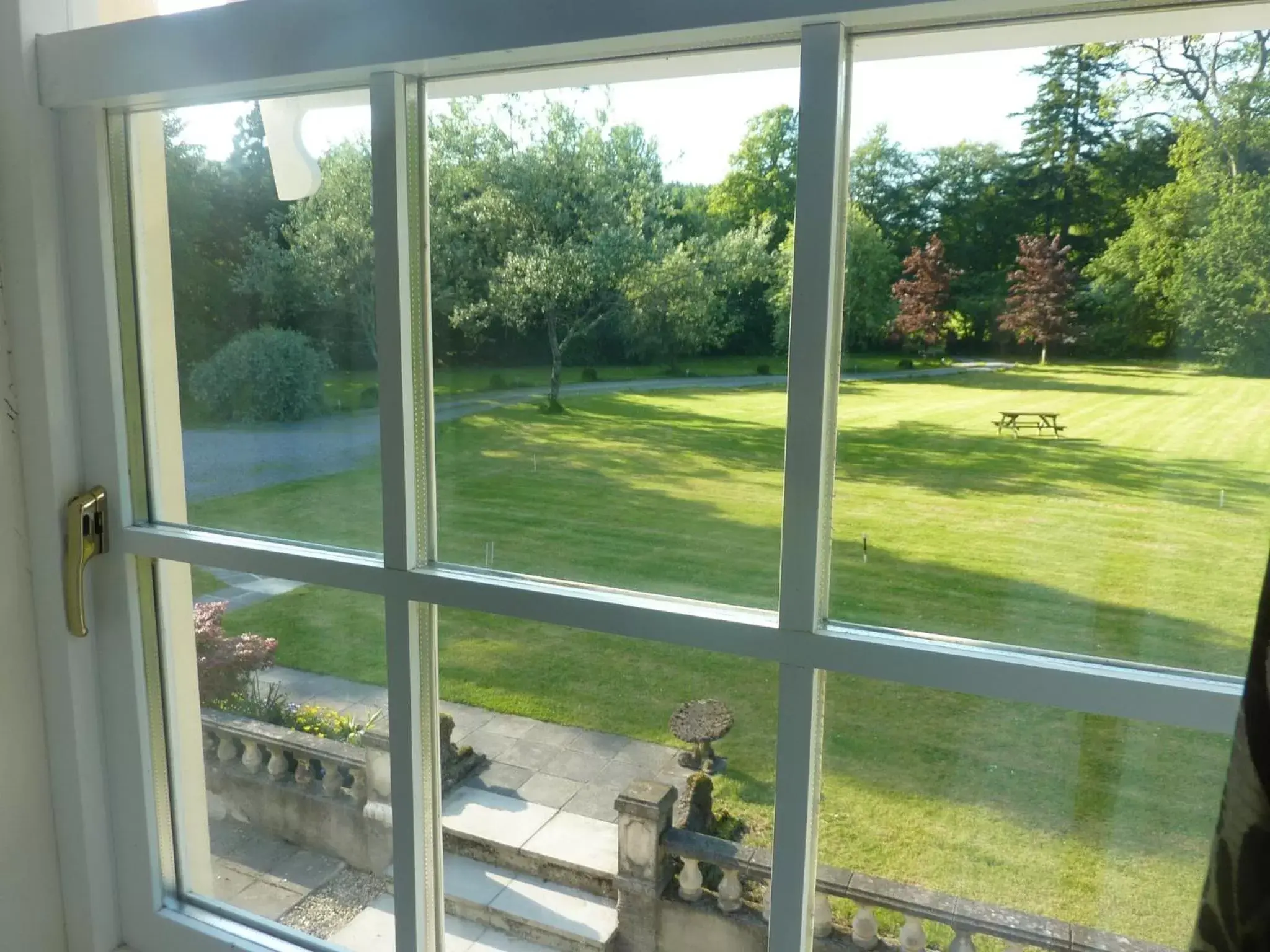 Summer, Garden View in Glangwili Mansion - Luxury 5 star Bed & Breakfast