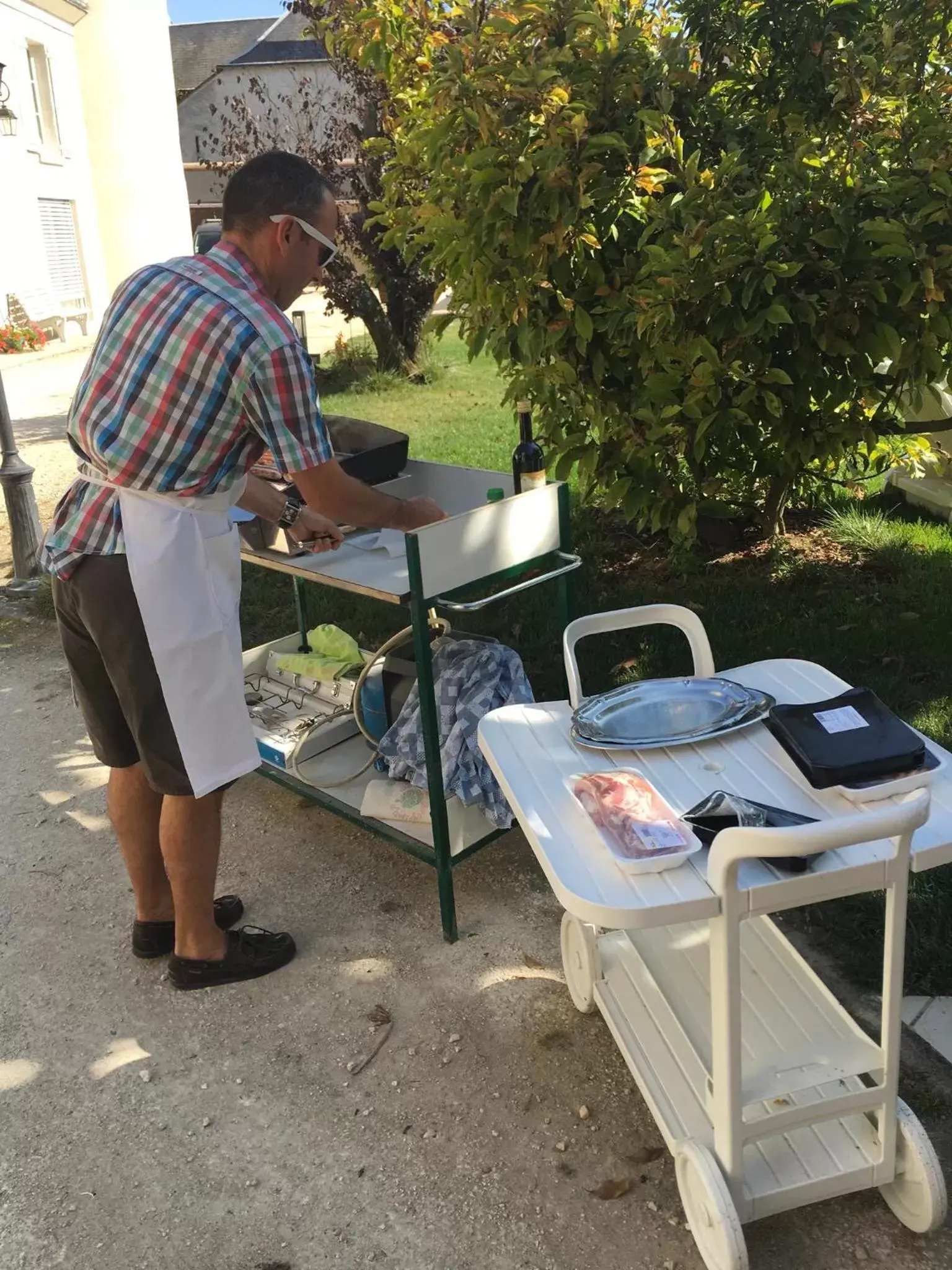 BBQ facilities in Manoir le Bout du Pont