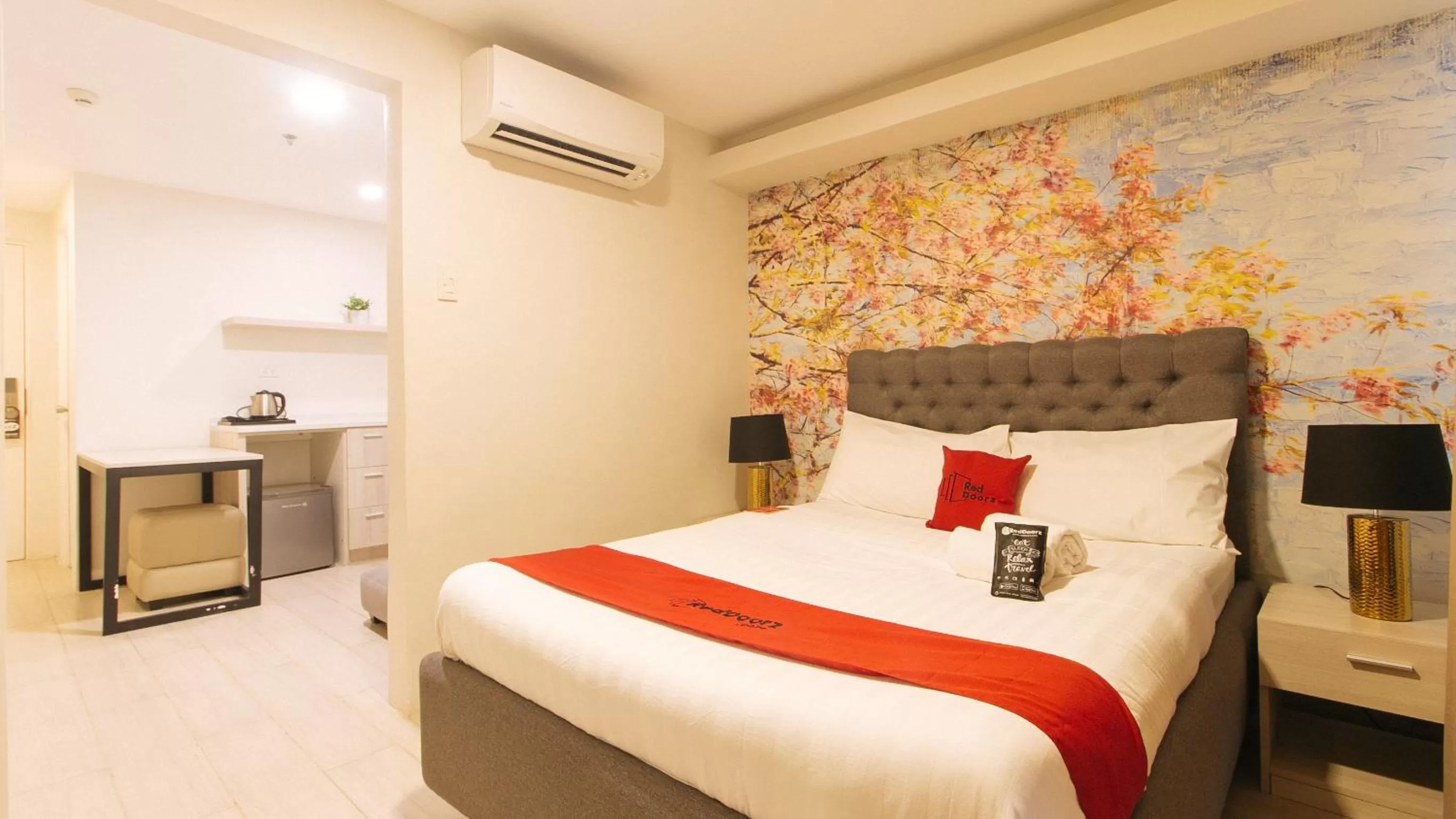 Bedroom, Bed in RedDoorz Plus at La Belle Residences Makati City