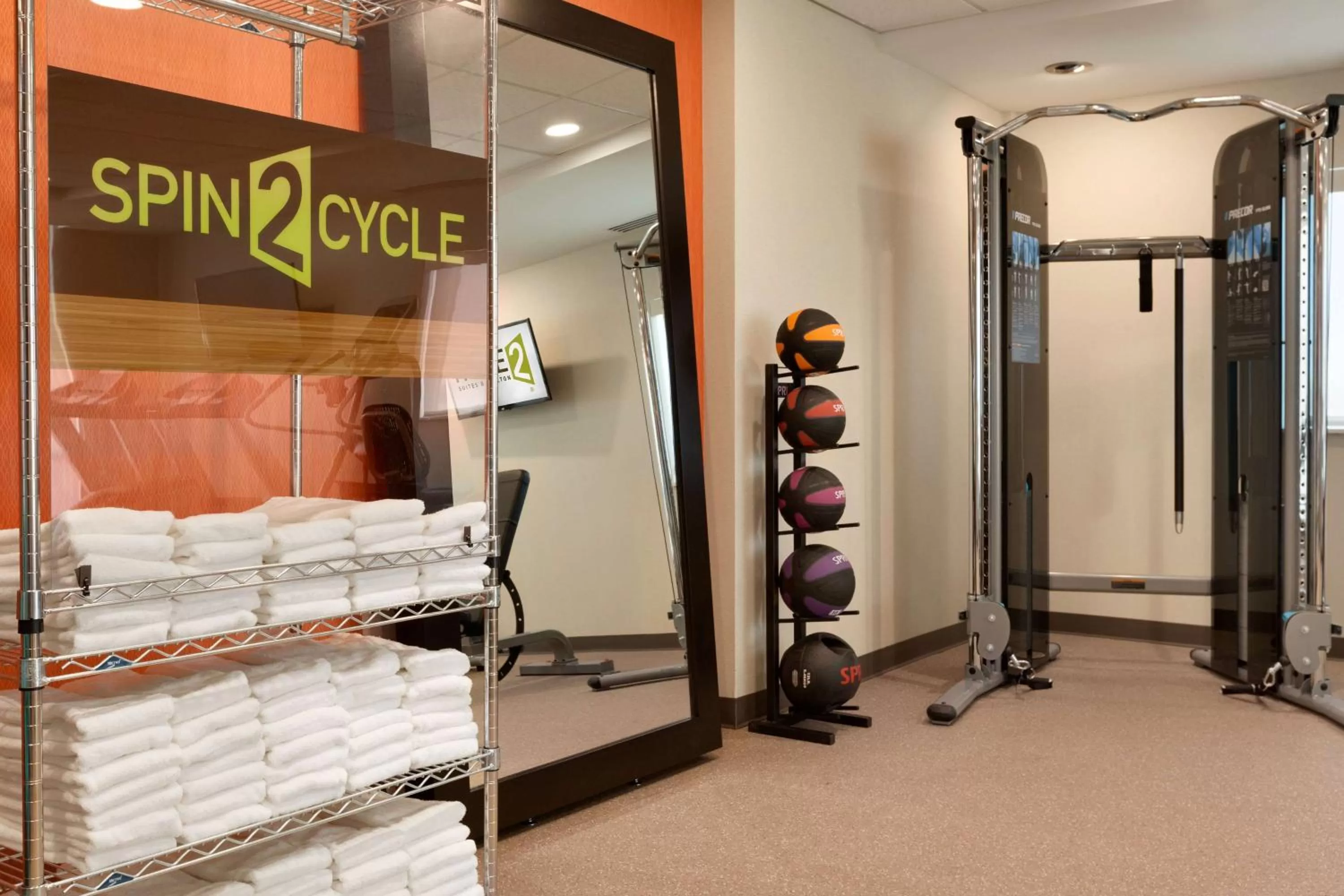 Fitness centre/facilities in Home2 Suites by Hilton Gillette