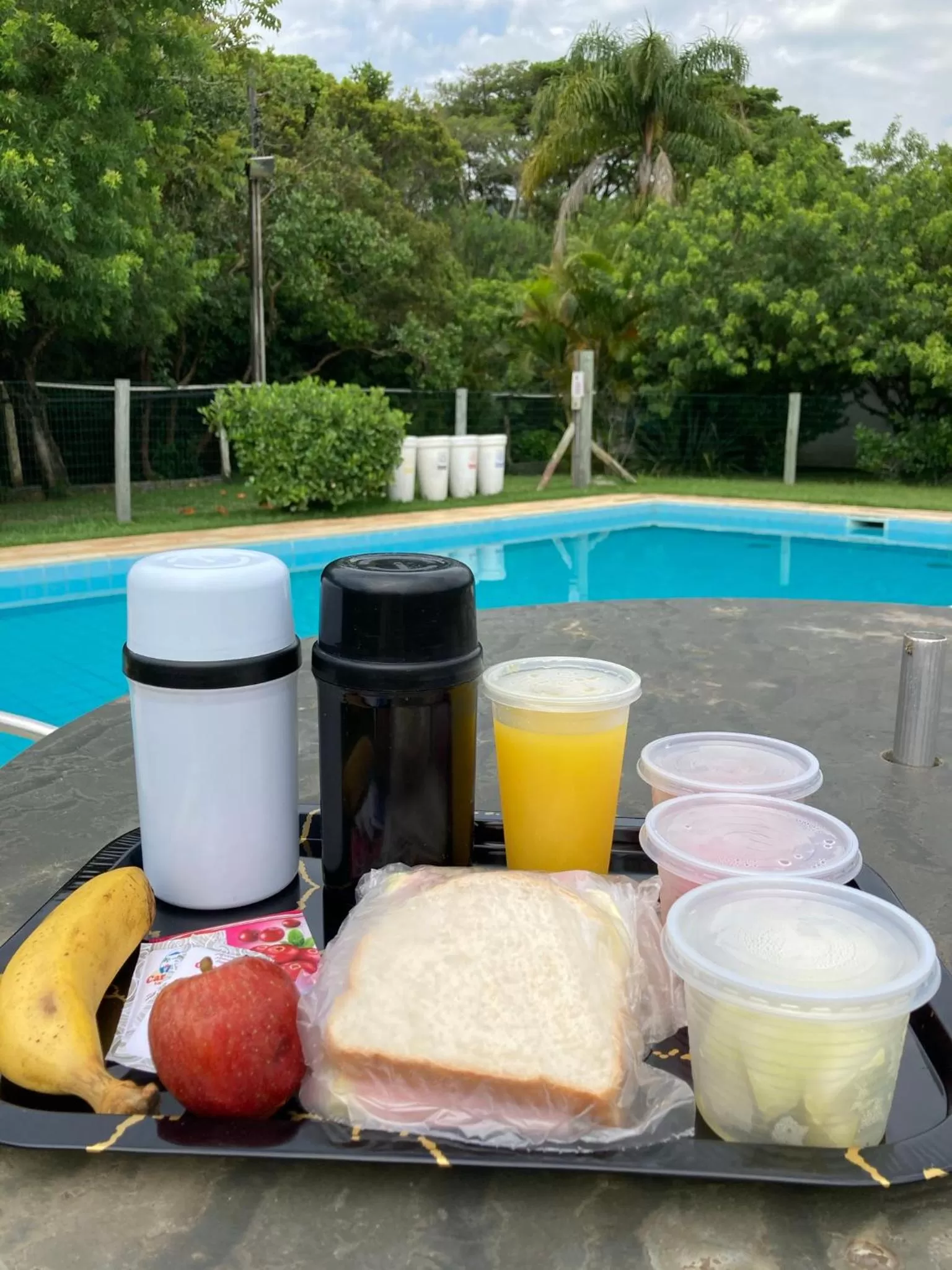 Swimming pool in Pousada Dunasol Floripa