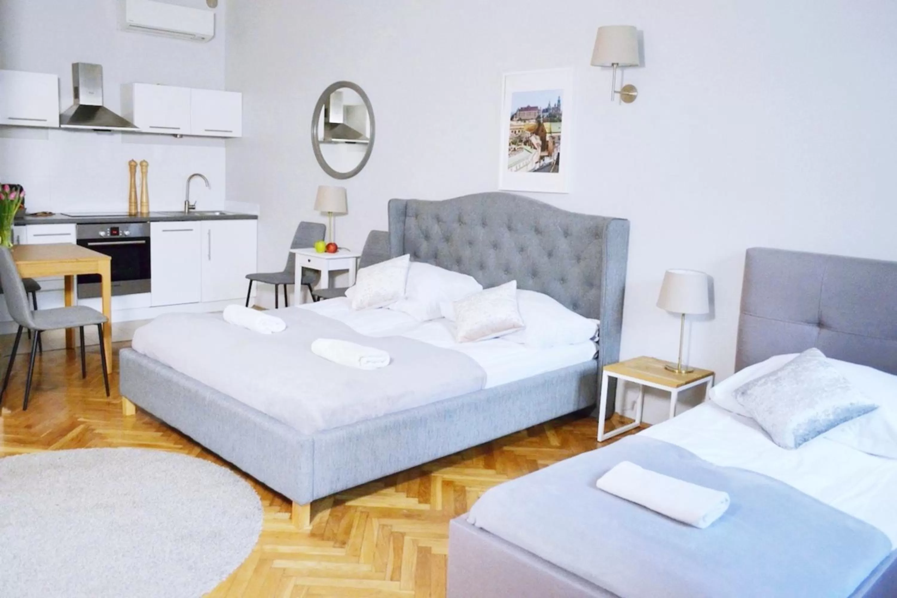 Bed in 21 Floriańska Street Apartments