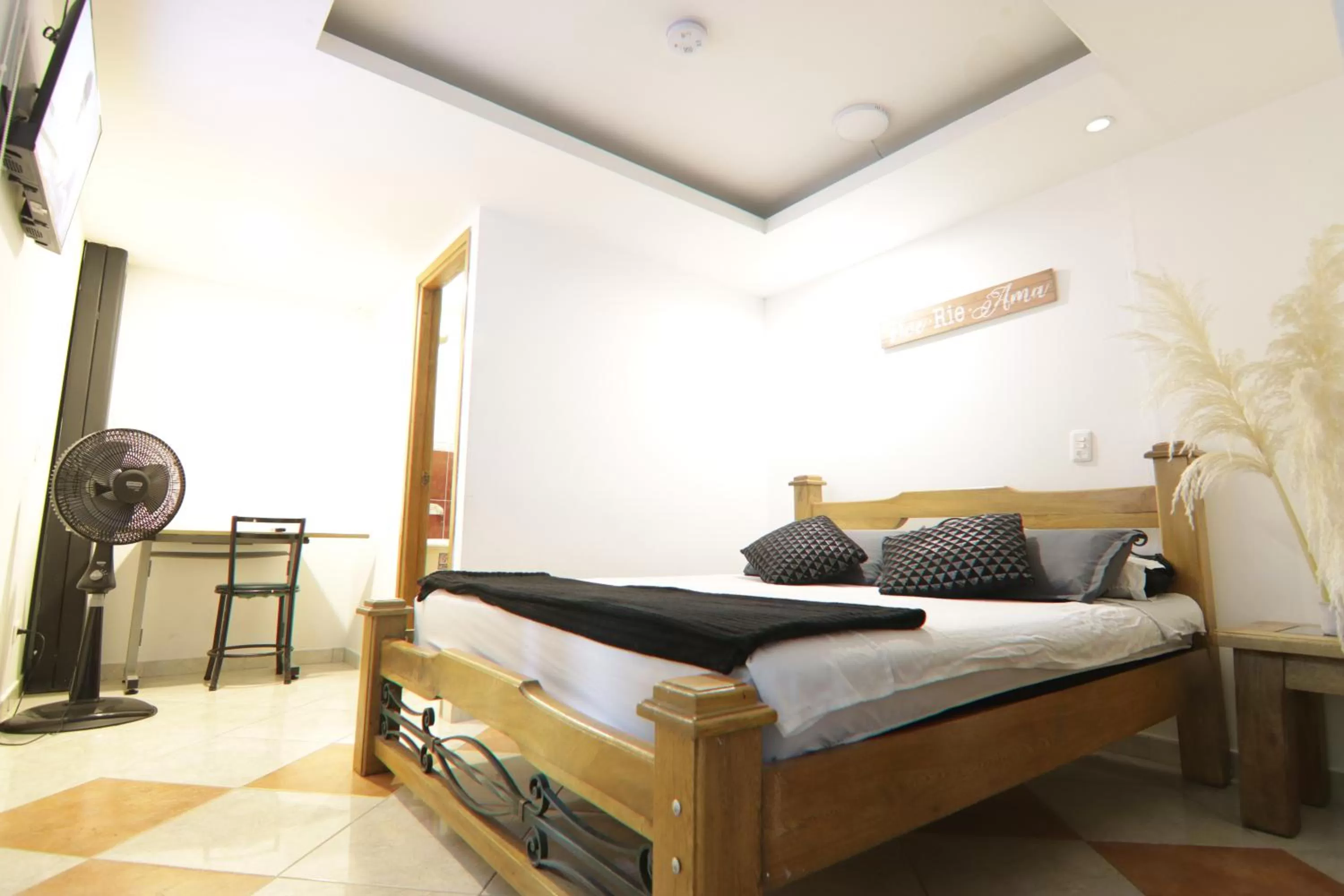 Bed in Hotel Casa Malibú