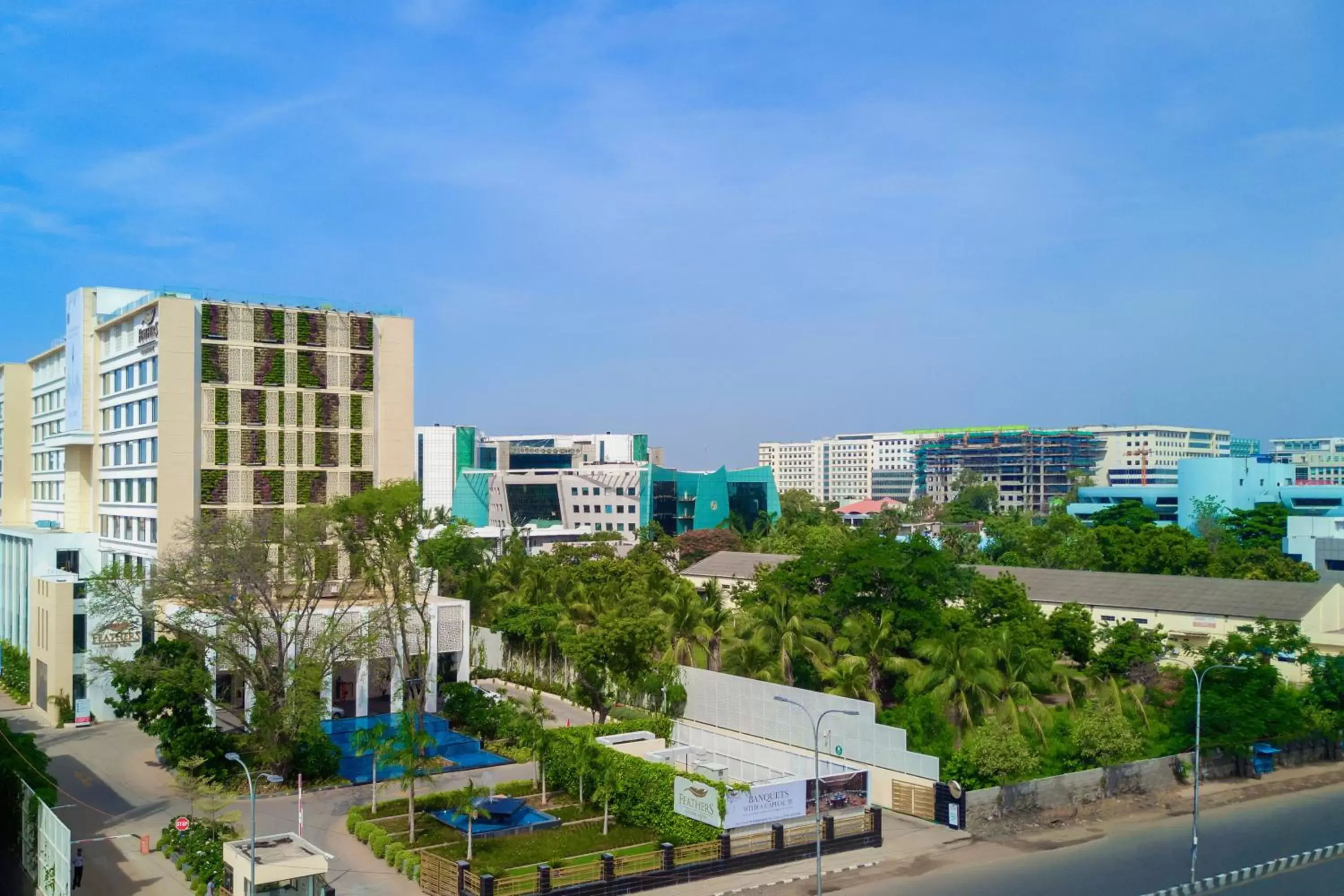 Bird's eye view in Feathers- A Radha Hotel, Chennai