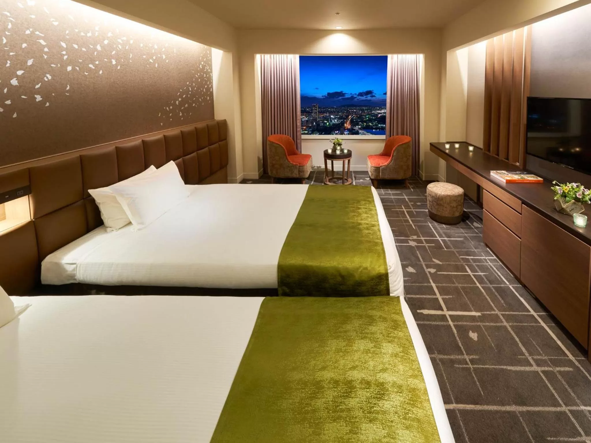 Bed in Rihga Royal Hotel Kokura Fukuoka