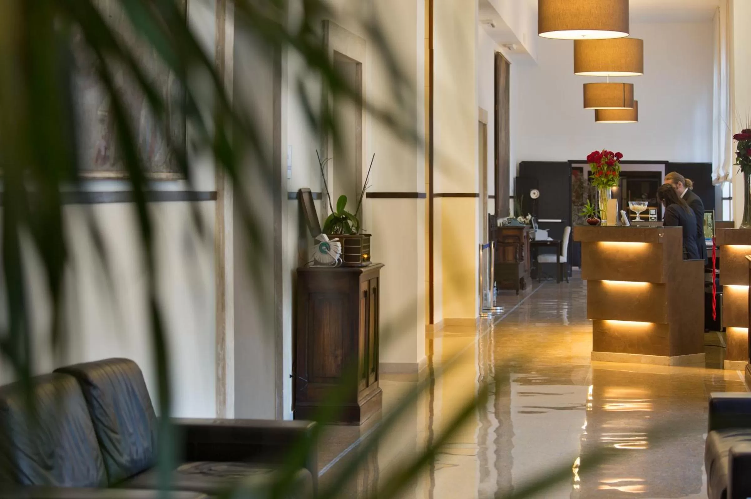 Lobby or reception in LH Hotel Excel Roma Montemario
