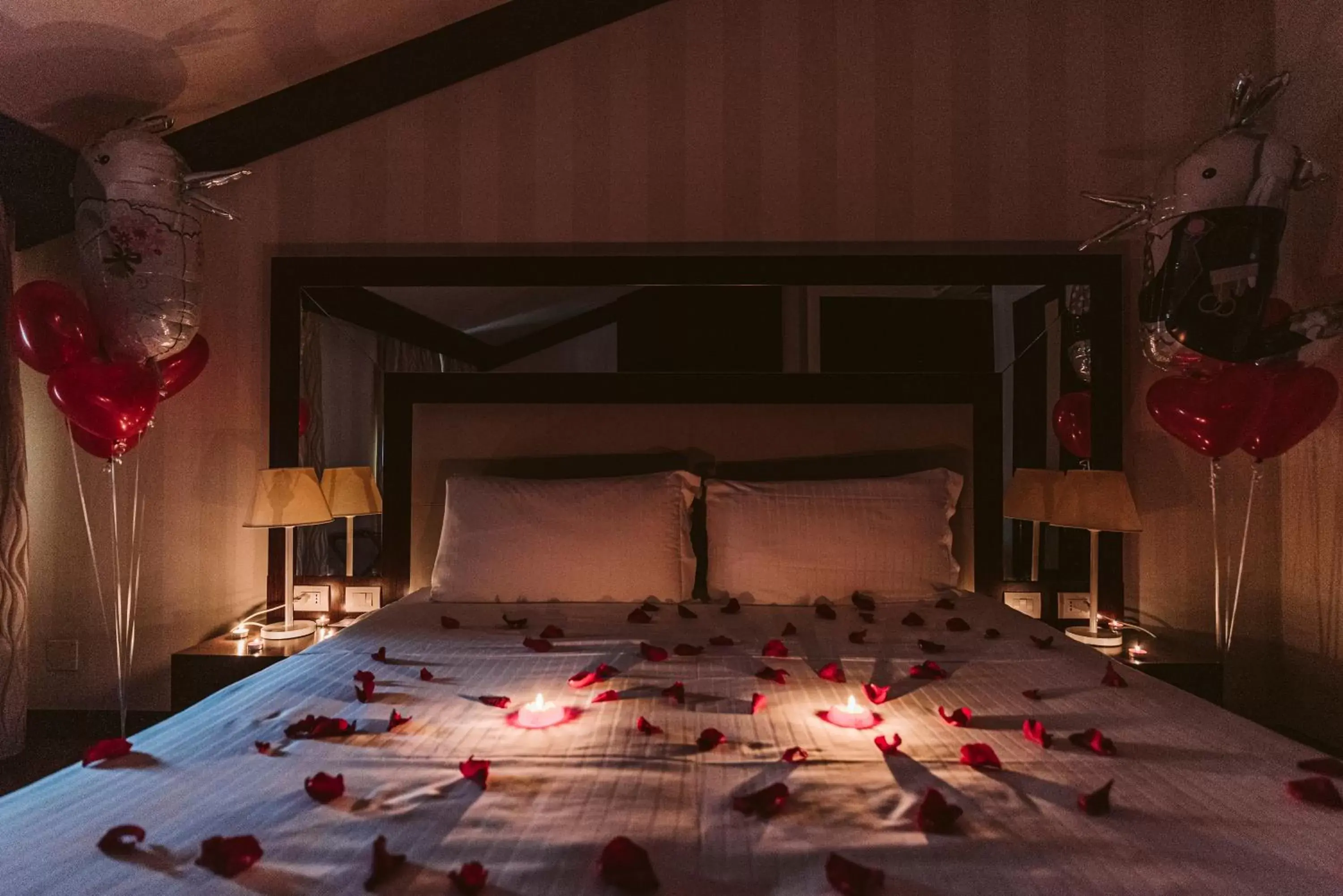 Bed in Palazzo Bezzi Hotel