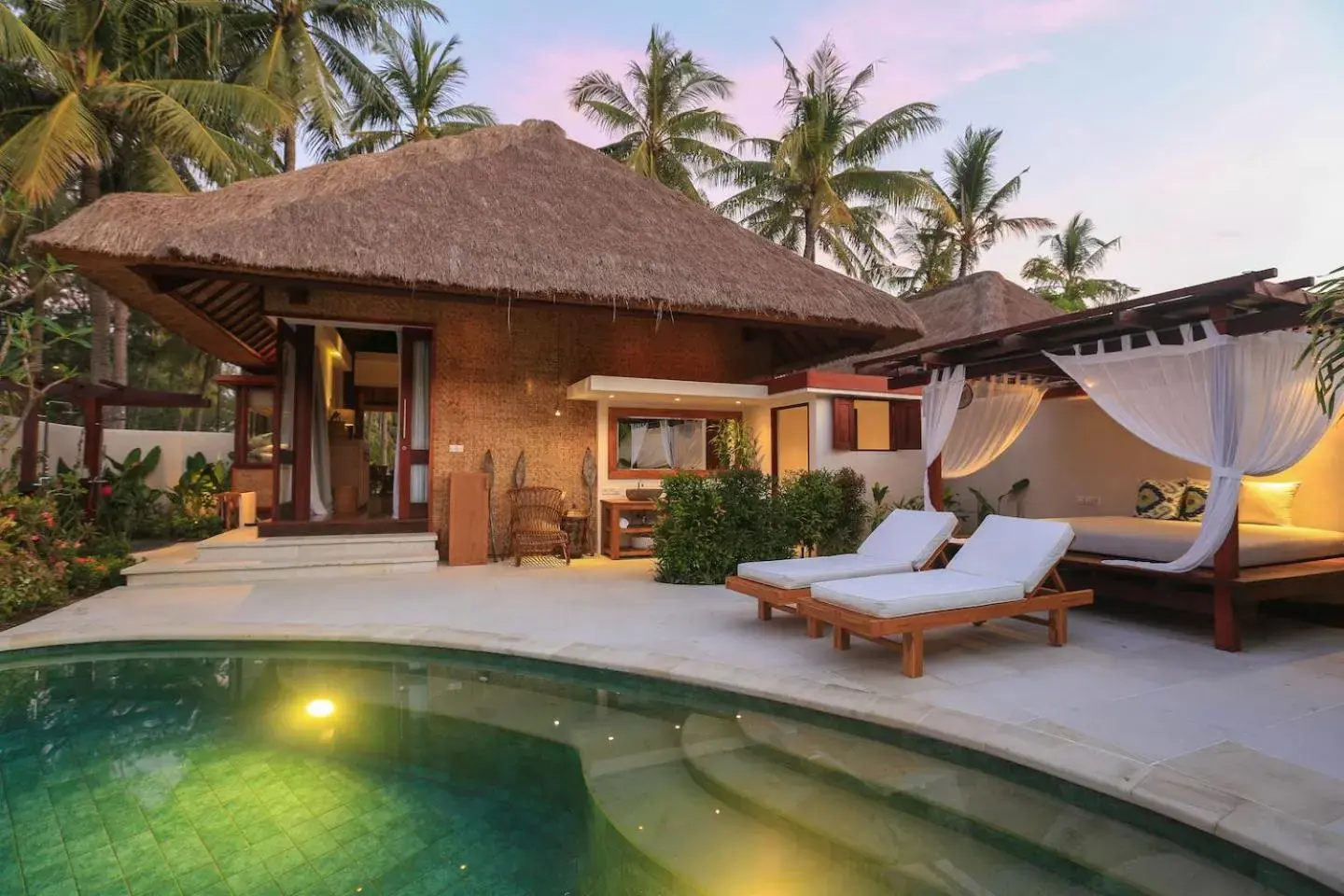 Balcony/Terrace, Swimming Pool in Pondok Santi Estate