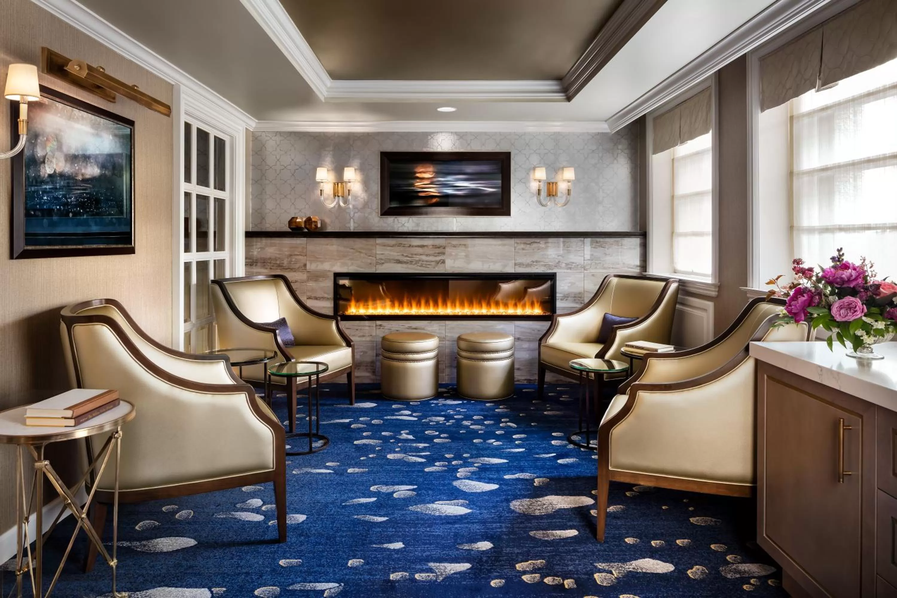Seating area in Fairmont Empress Hotel